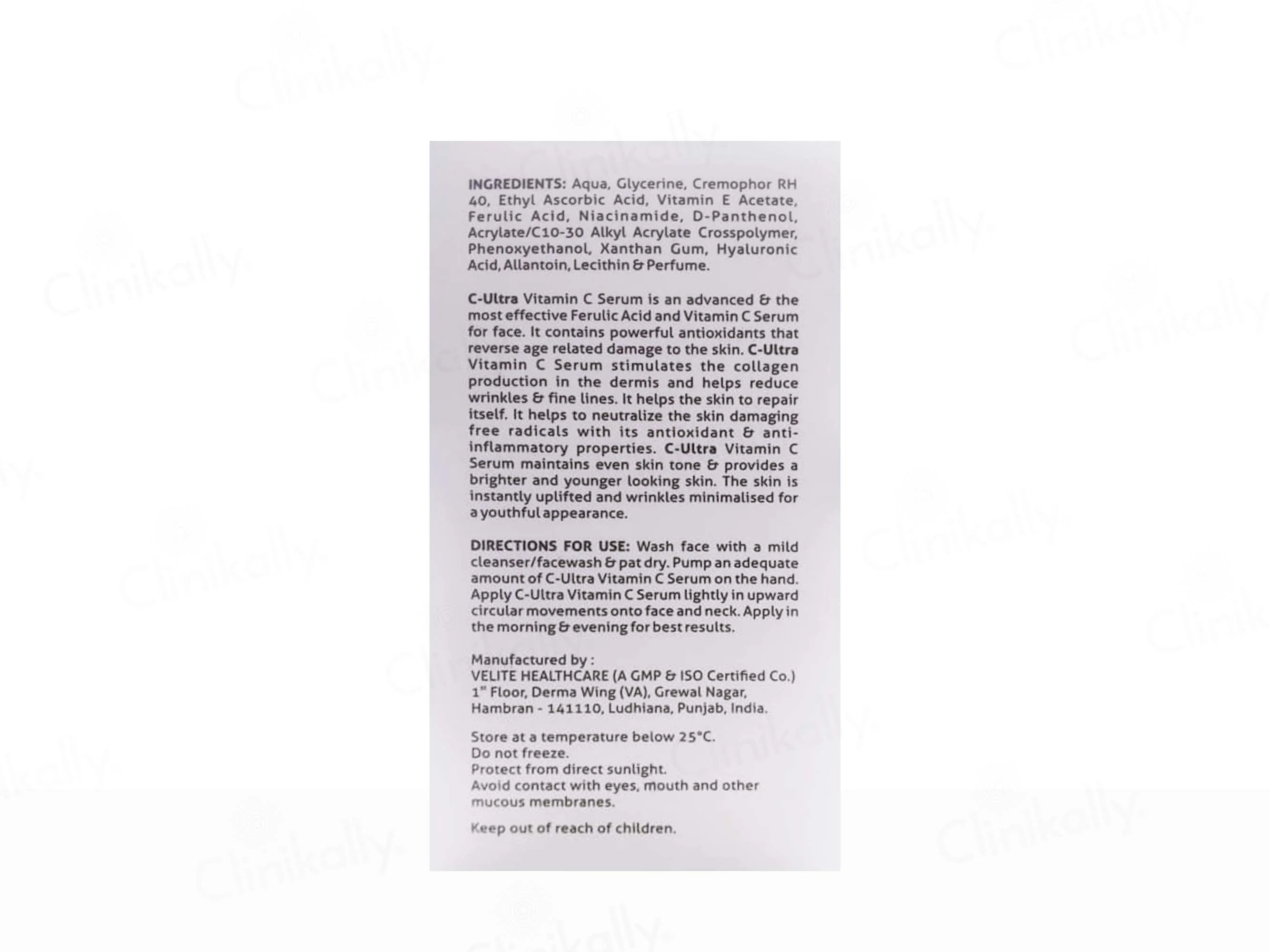 C-Ultra Vitamin C Face Serum - Image 2