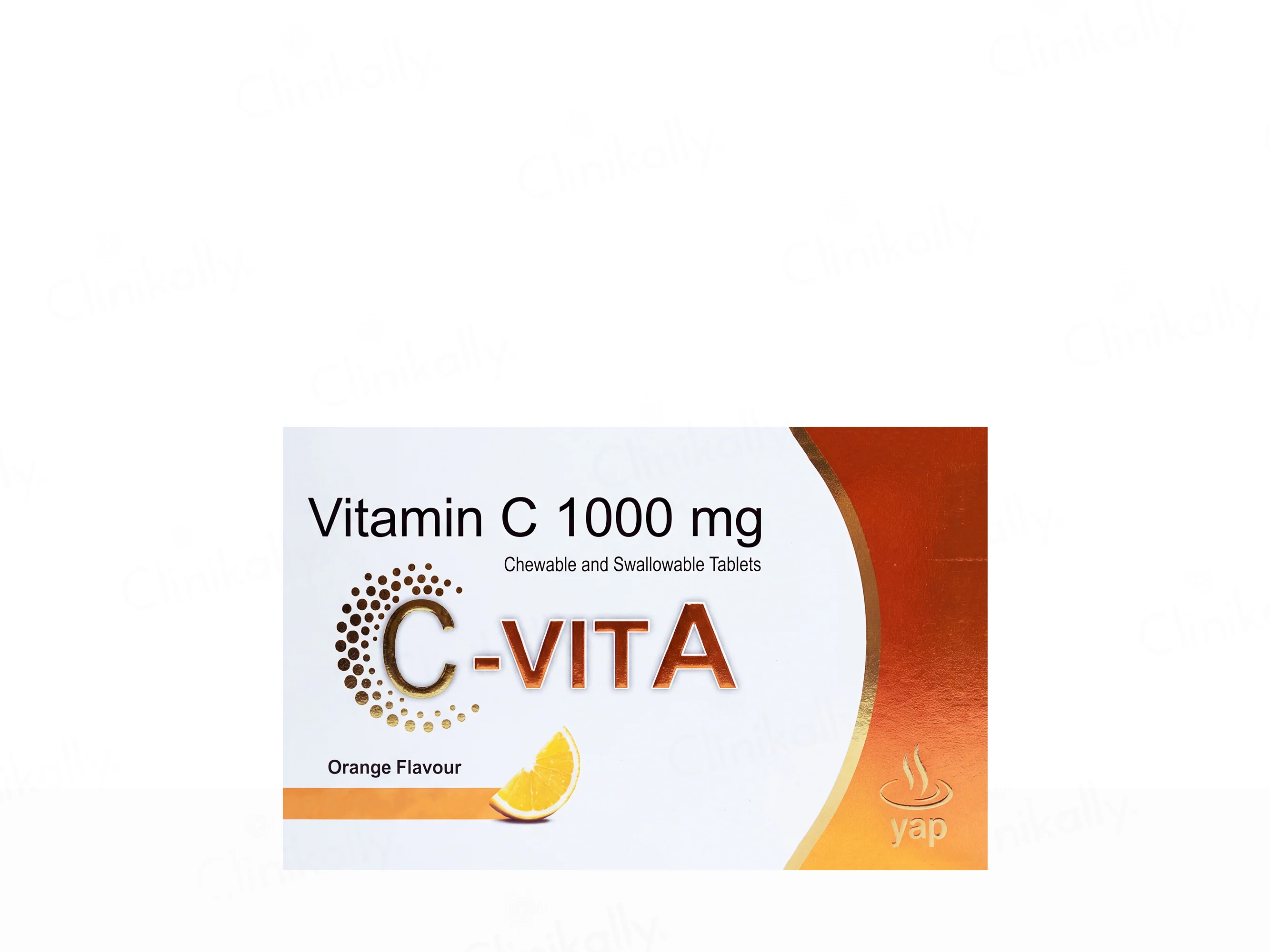 C-VitA Vitamin C 1000mg Chewable Tablet - Orange Flavour - Image 2