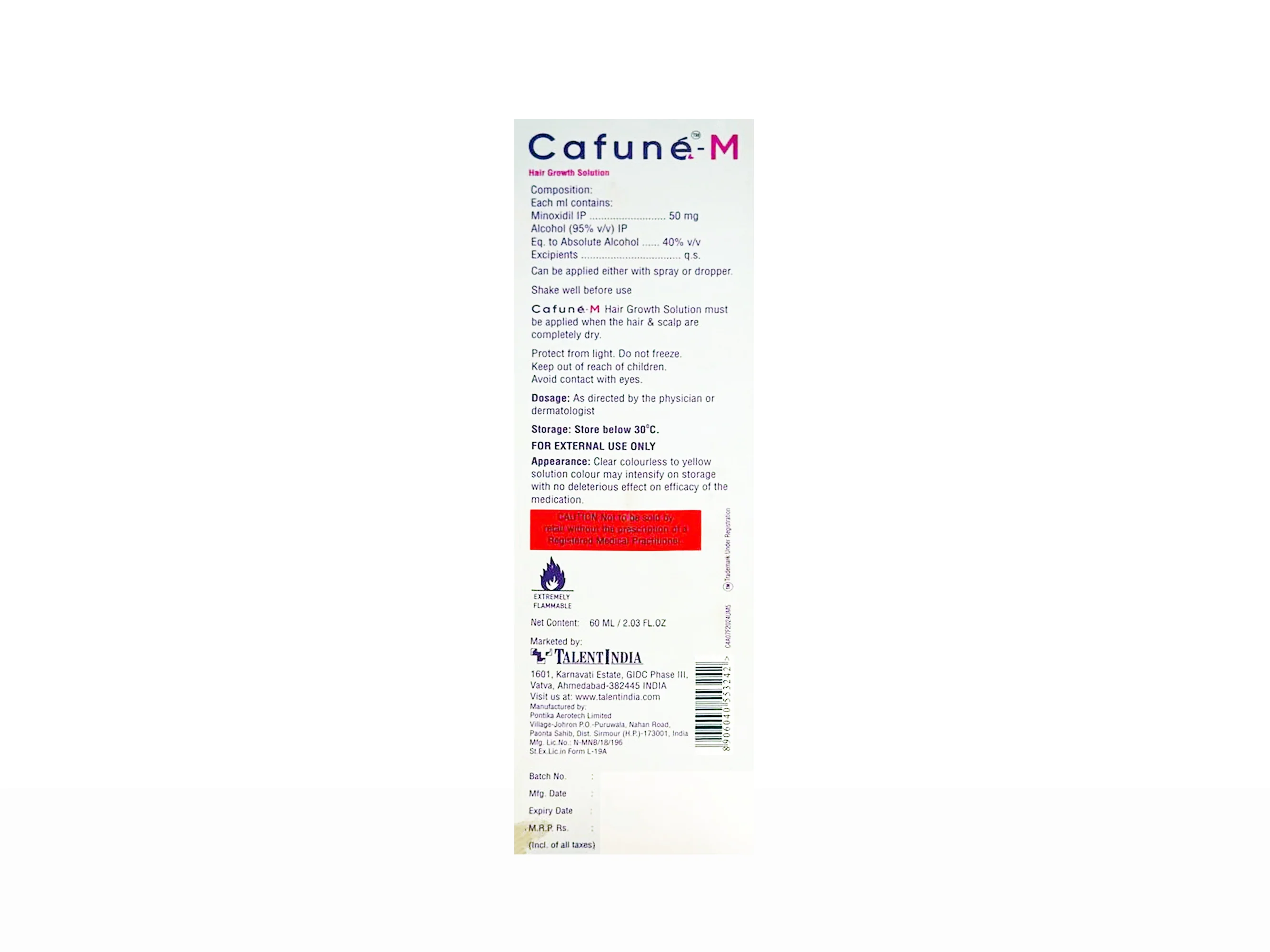 Cafune-M Topical Solution - Image 4