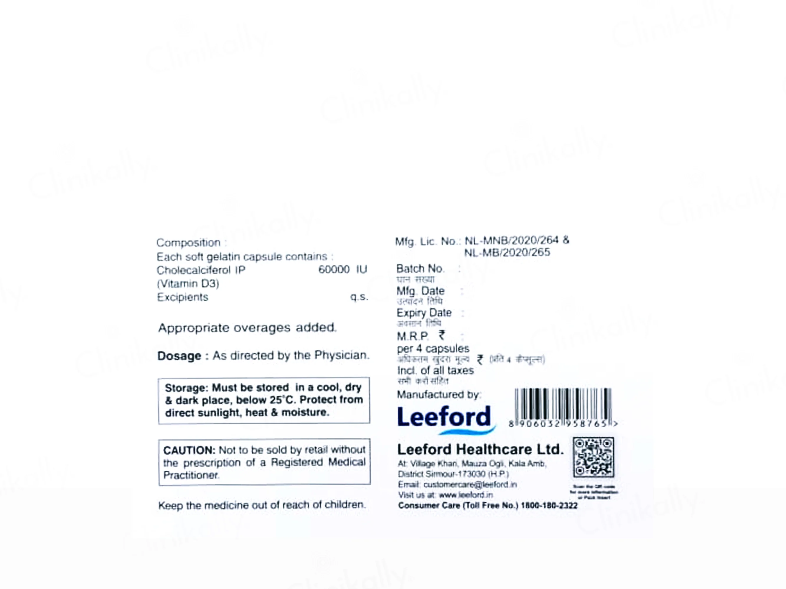 Calcijoint-D3 60000 IU Softgel Capsule - Image 3