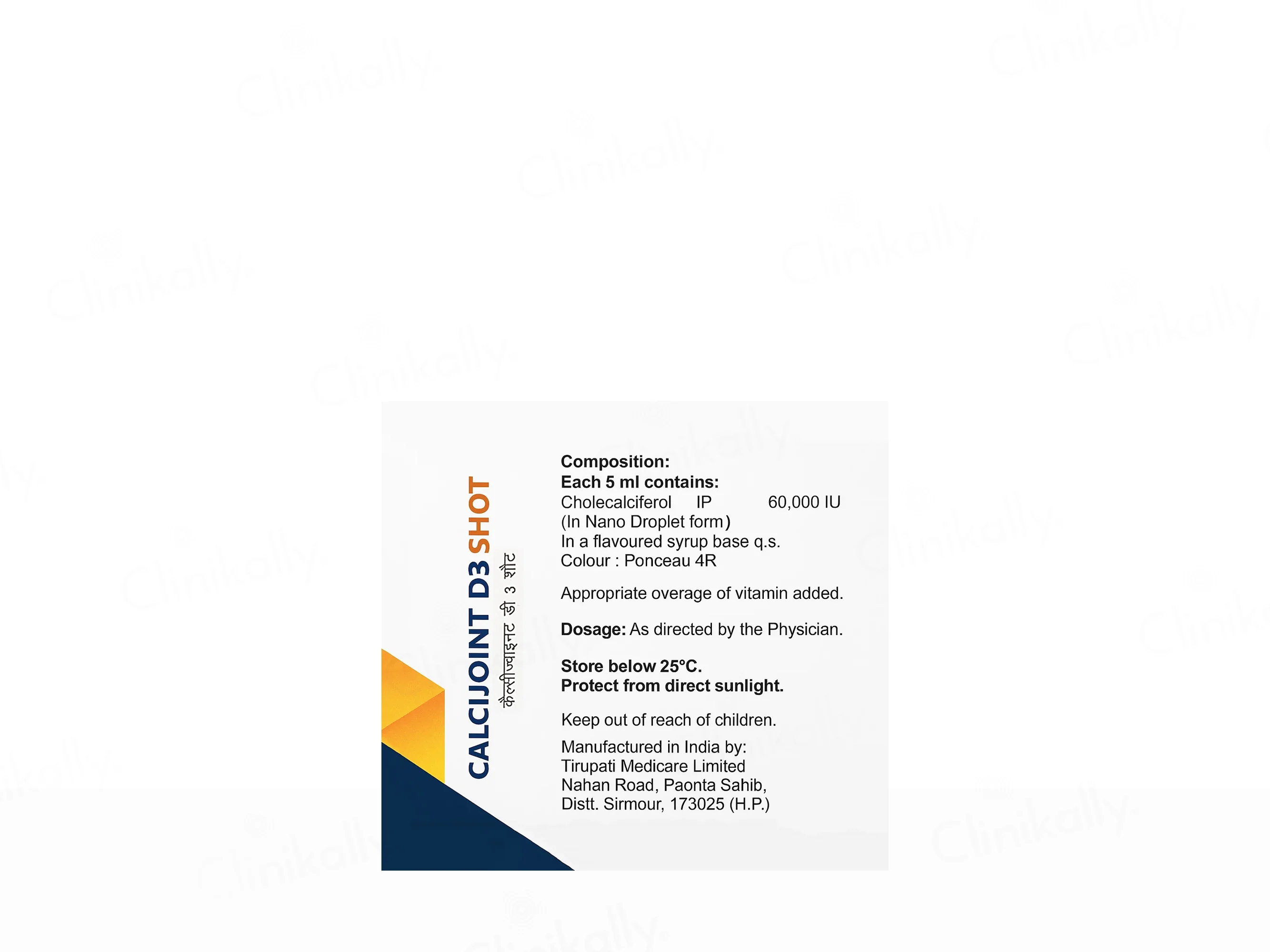 Calcijoint-D3 Sugar Free Nano Shots Oral Solution - Image 2
