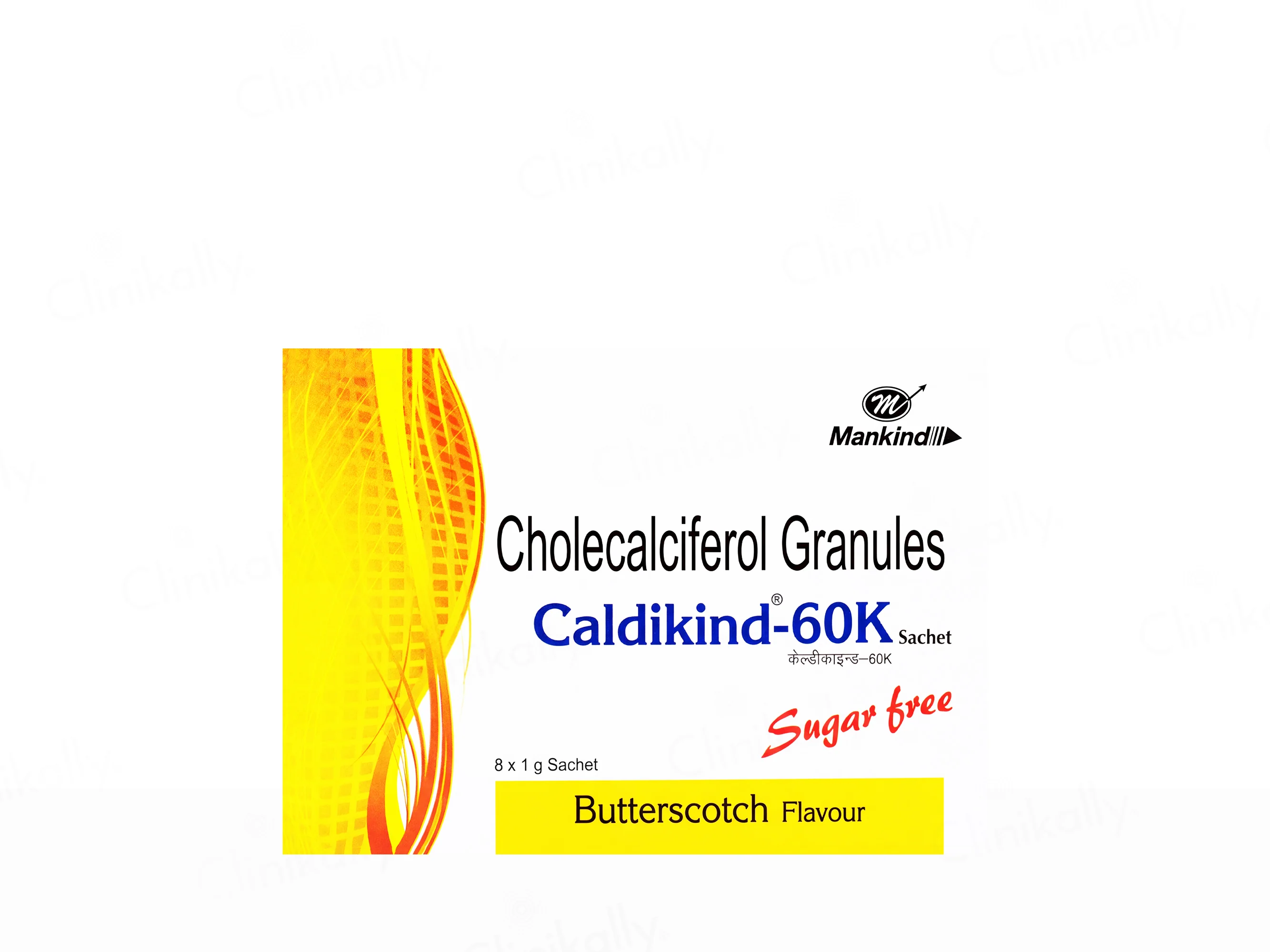 Caldikind-60K Cholecalciferol Sugar Free Granules - Butterscotch Flavour - Image 4