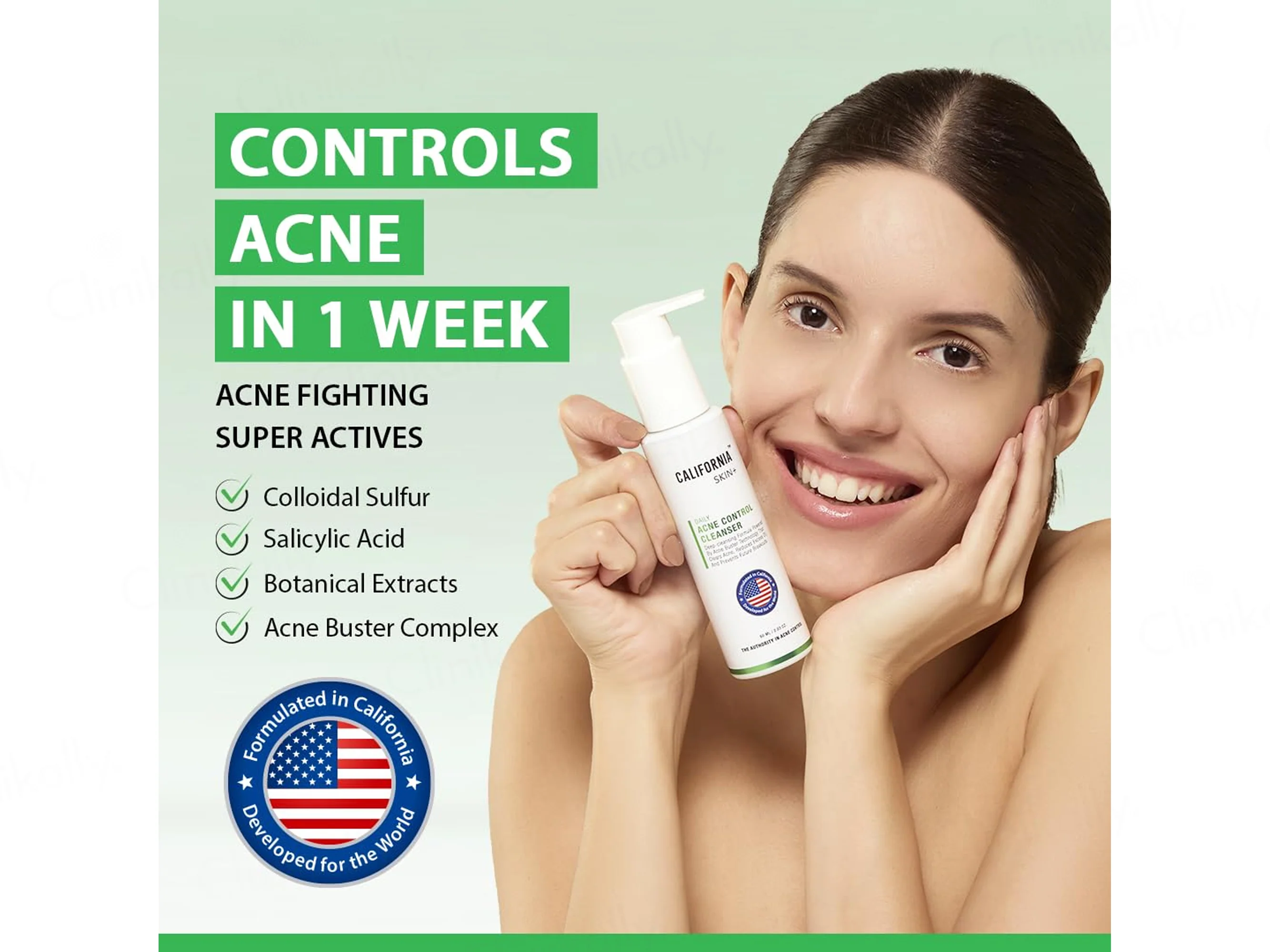 California Skin+ Acne Control Cleanser - Image 2
