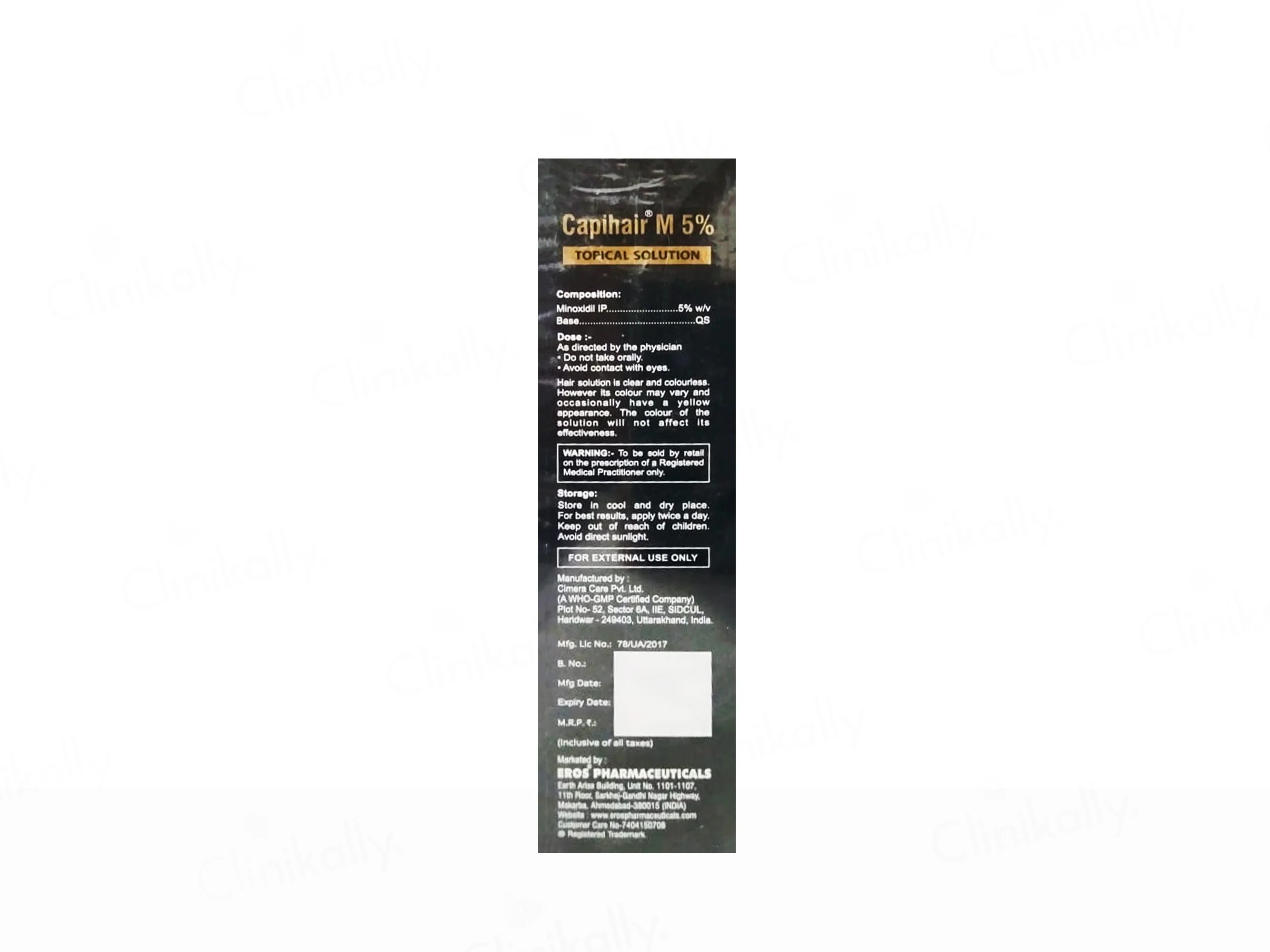 Capihair M 5% Topical Solution - Image 3
