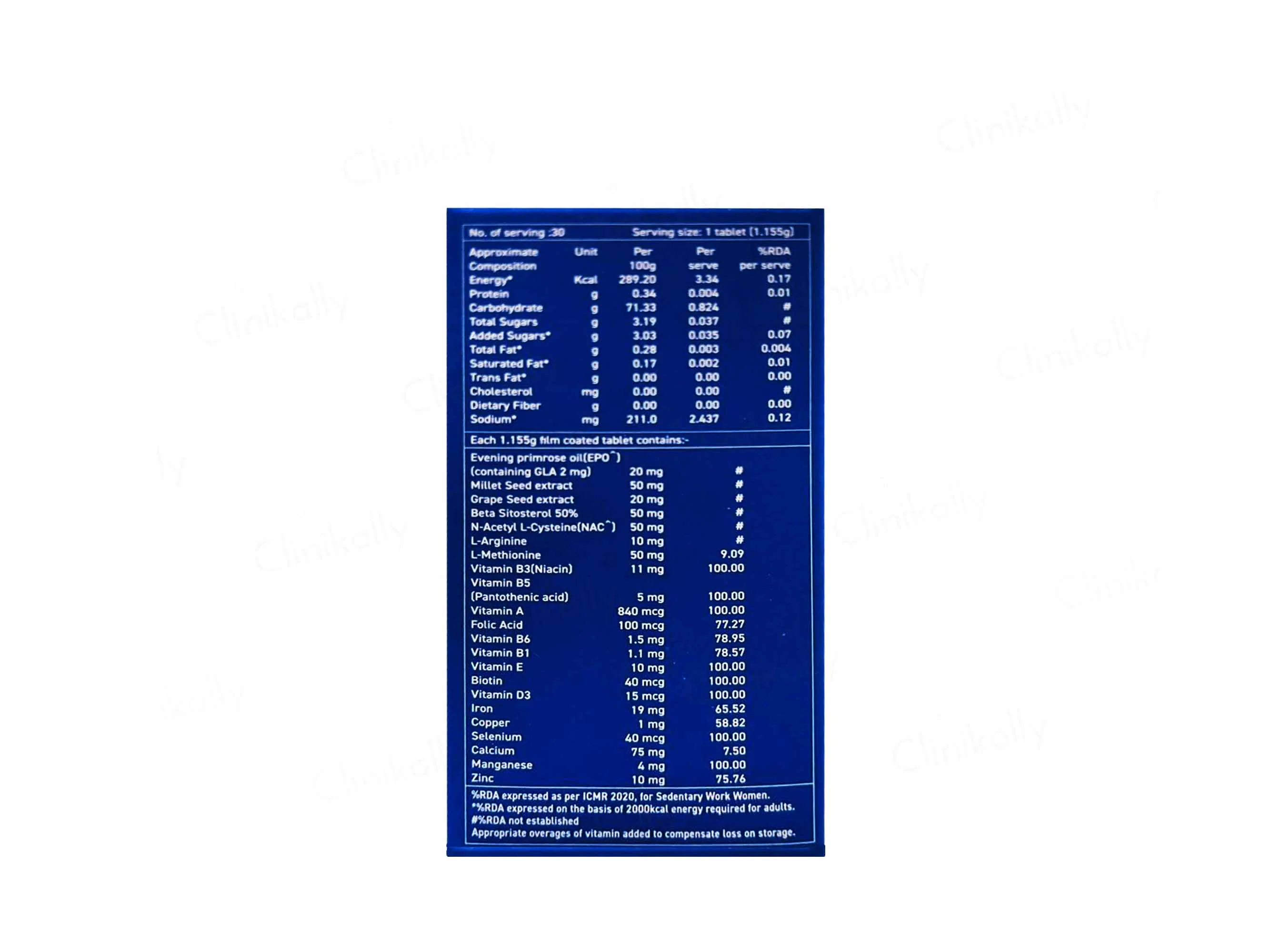 Captofact Nutraceutical Tablet For Adults - Image 3