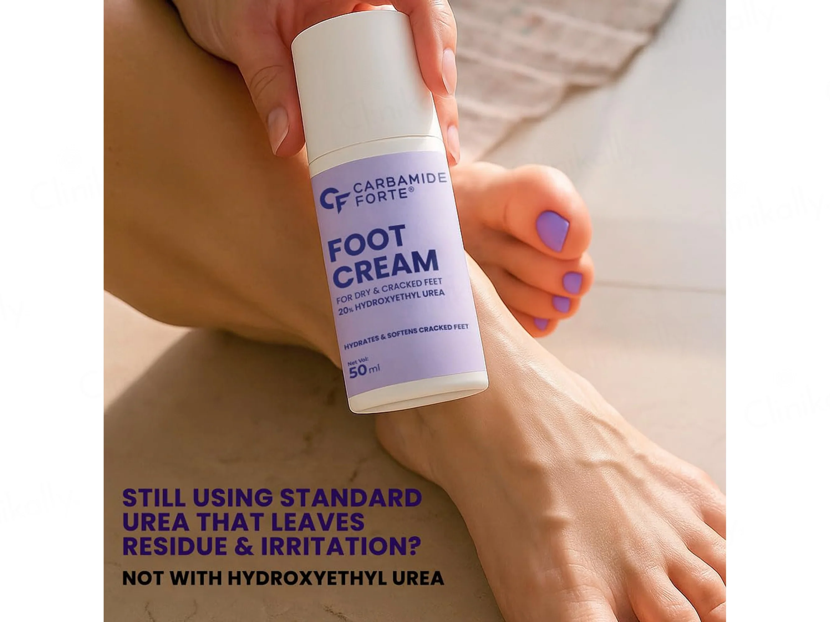 Carbamide Forte 20% Hydroxyethyl Urea Foot Cream Roll-On - Image 2