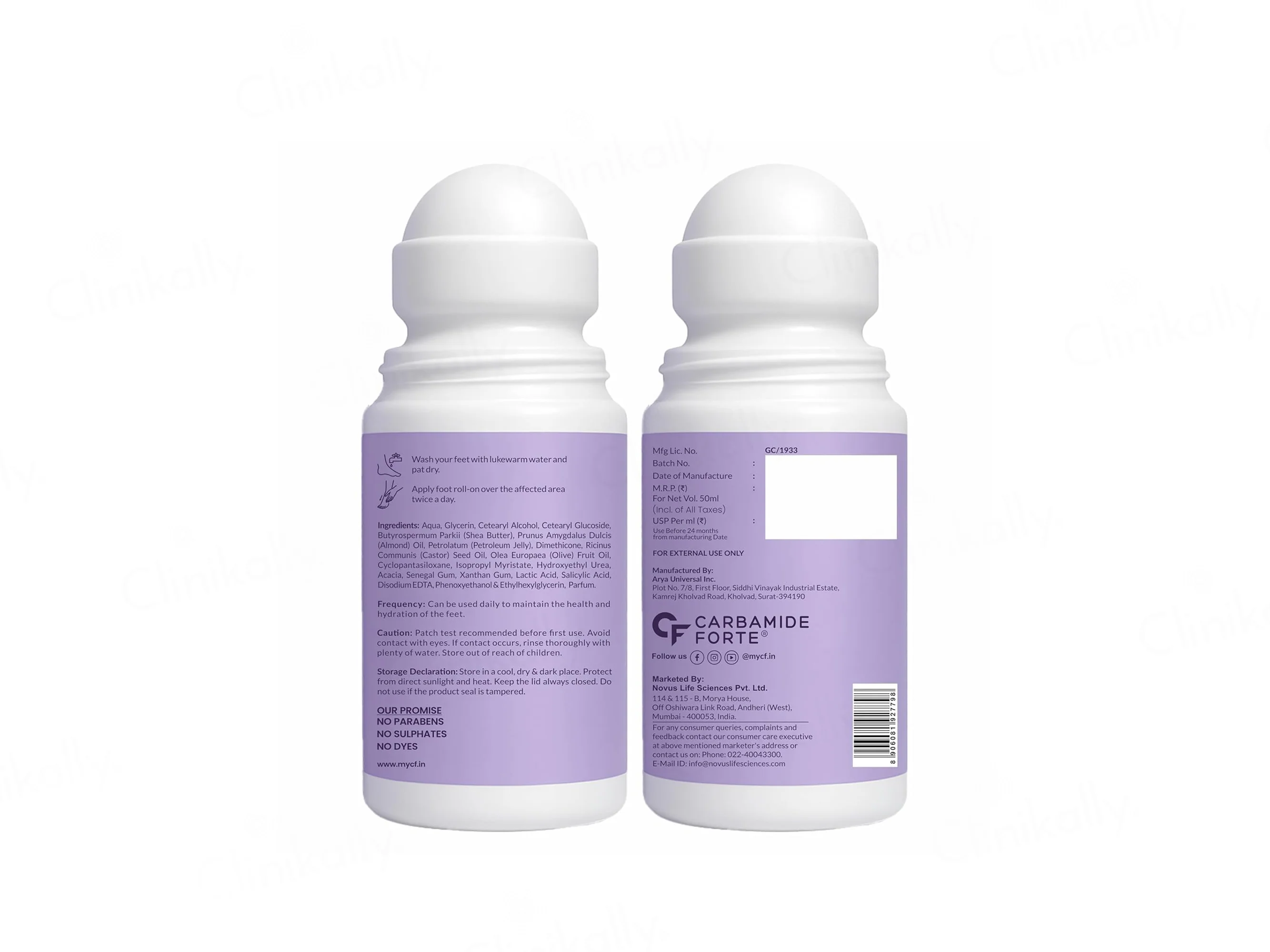 Carbamide Forte 20% Hydroxyethyl Urea Foot Cream Roll-On - Image 8