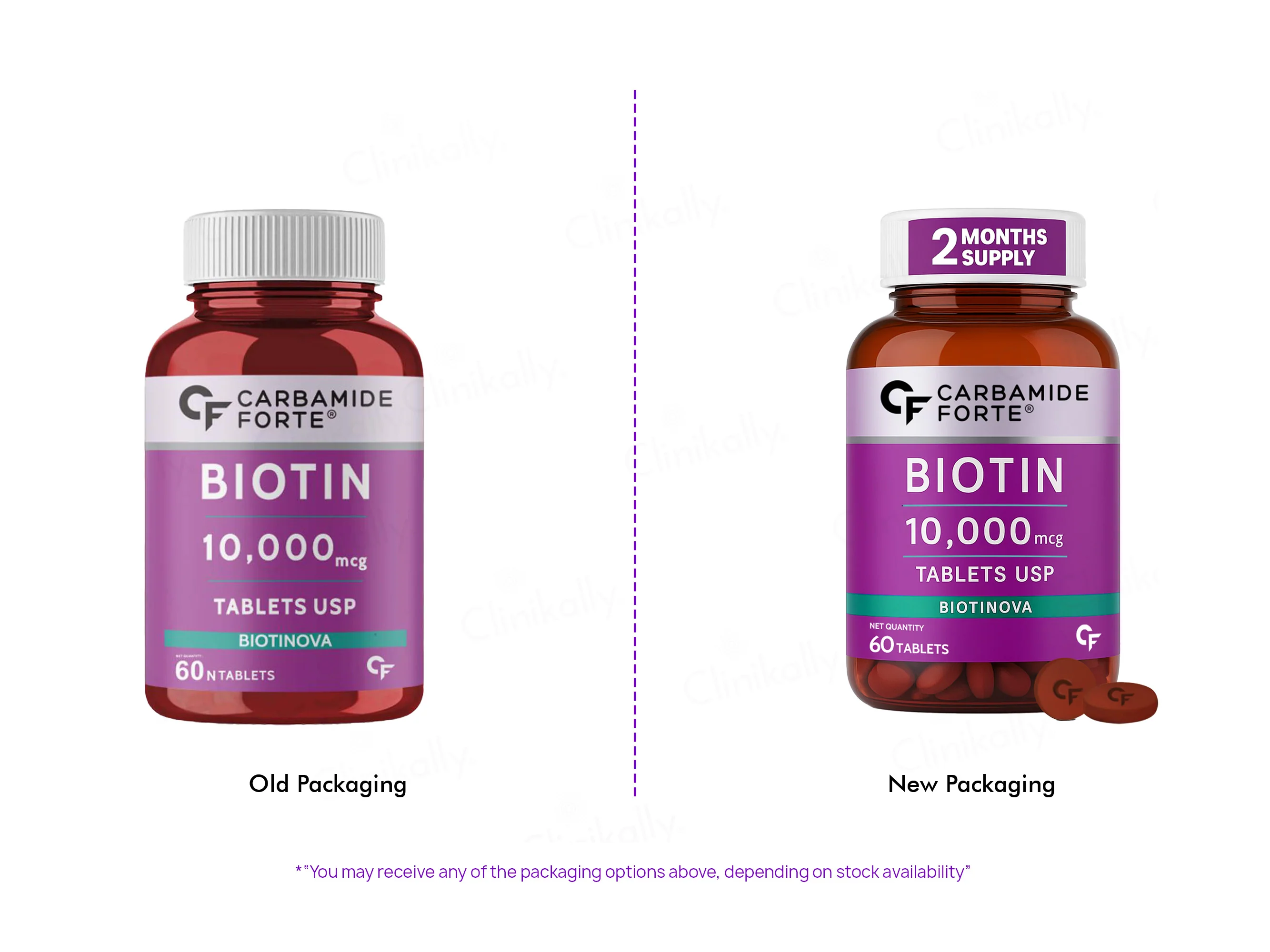 Carbamide Forte Biotin 10000mcg Tablet - Image 2