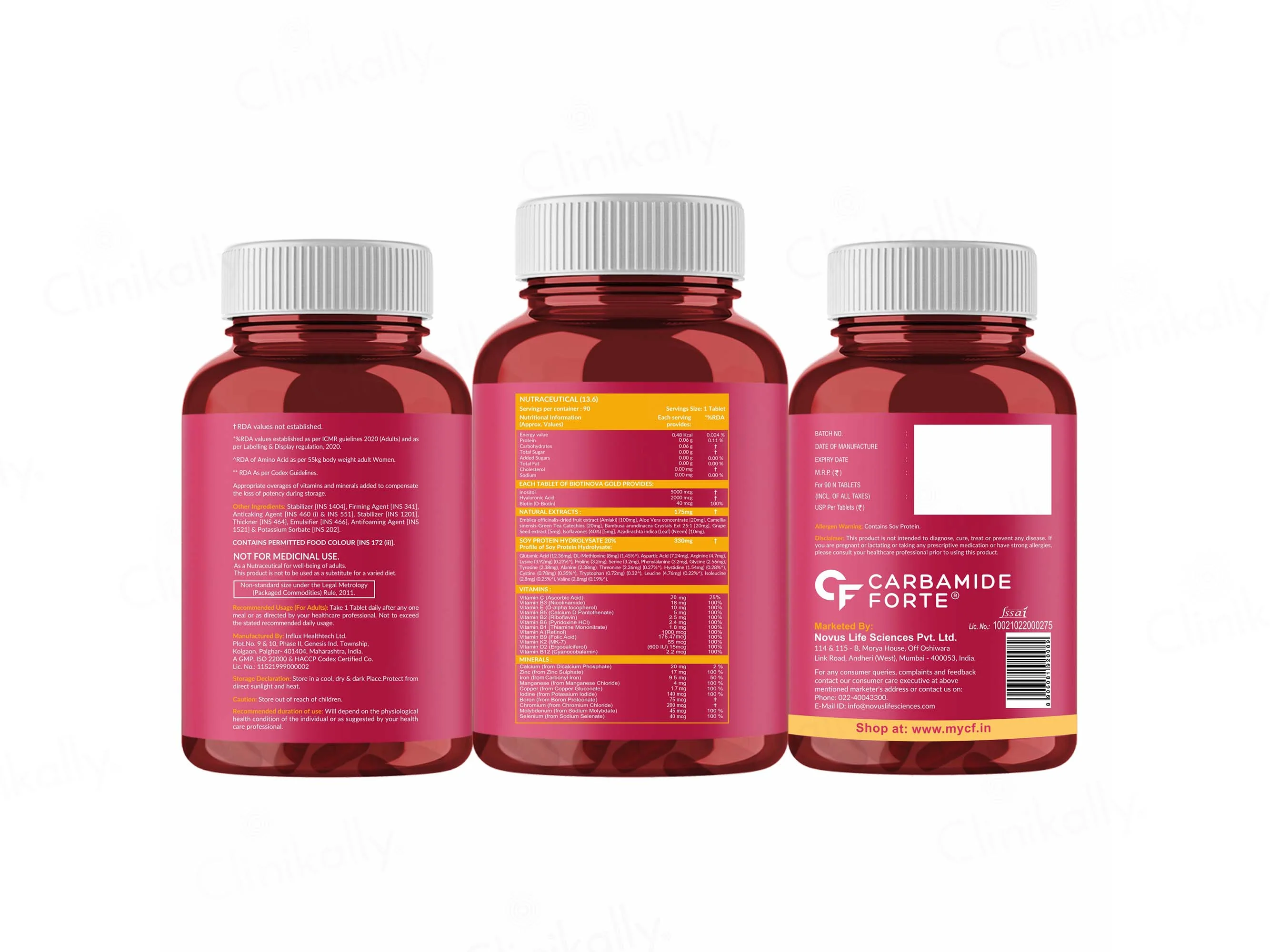 Carbamide Forte Biotin+ with 50 Multivitamin+ Tablet - Image 10