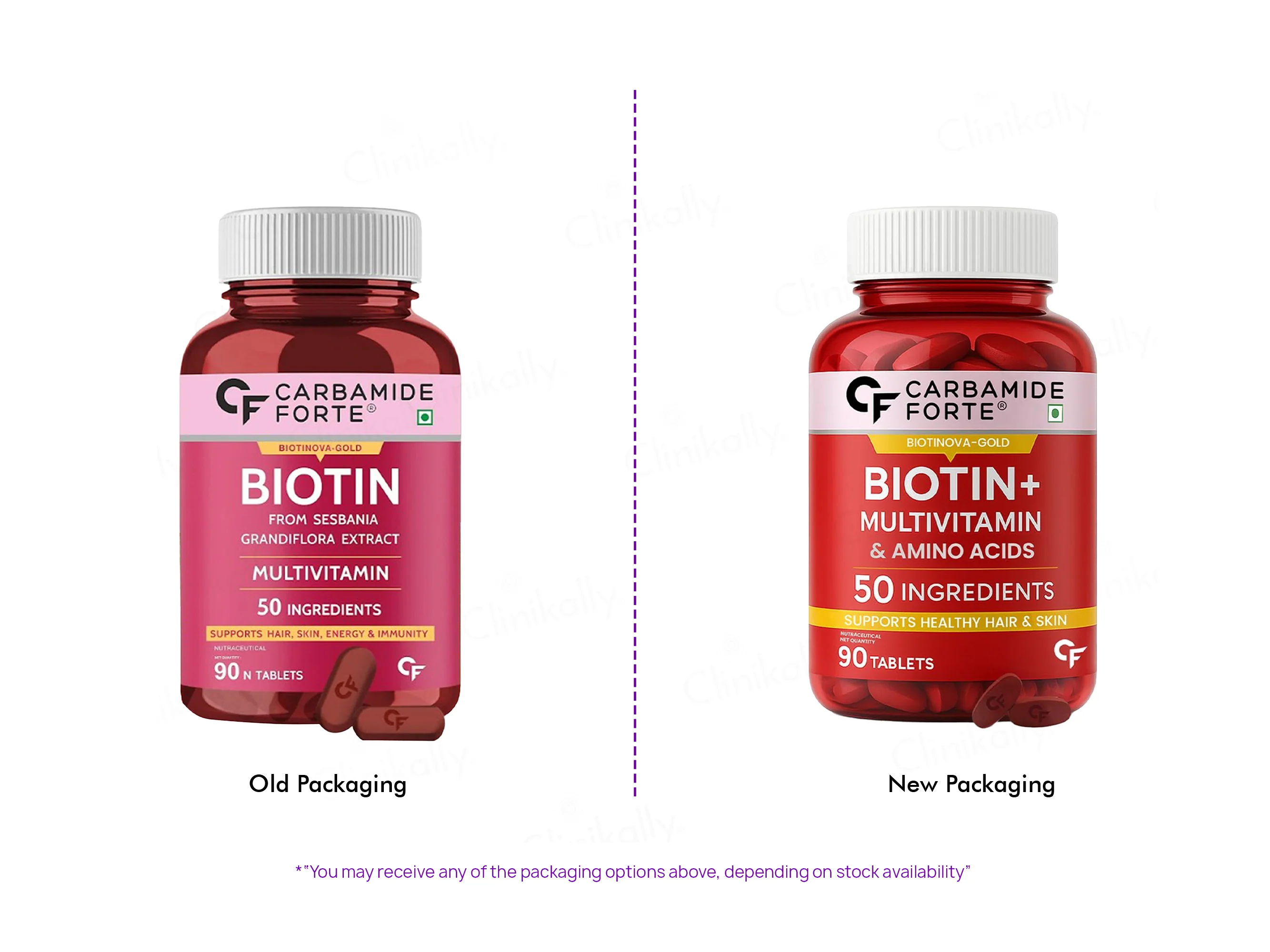 Carbamide Forte Biotin+ with 50 Multivitamin+ Tablet - Image 2
