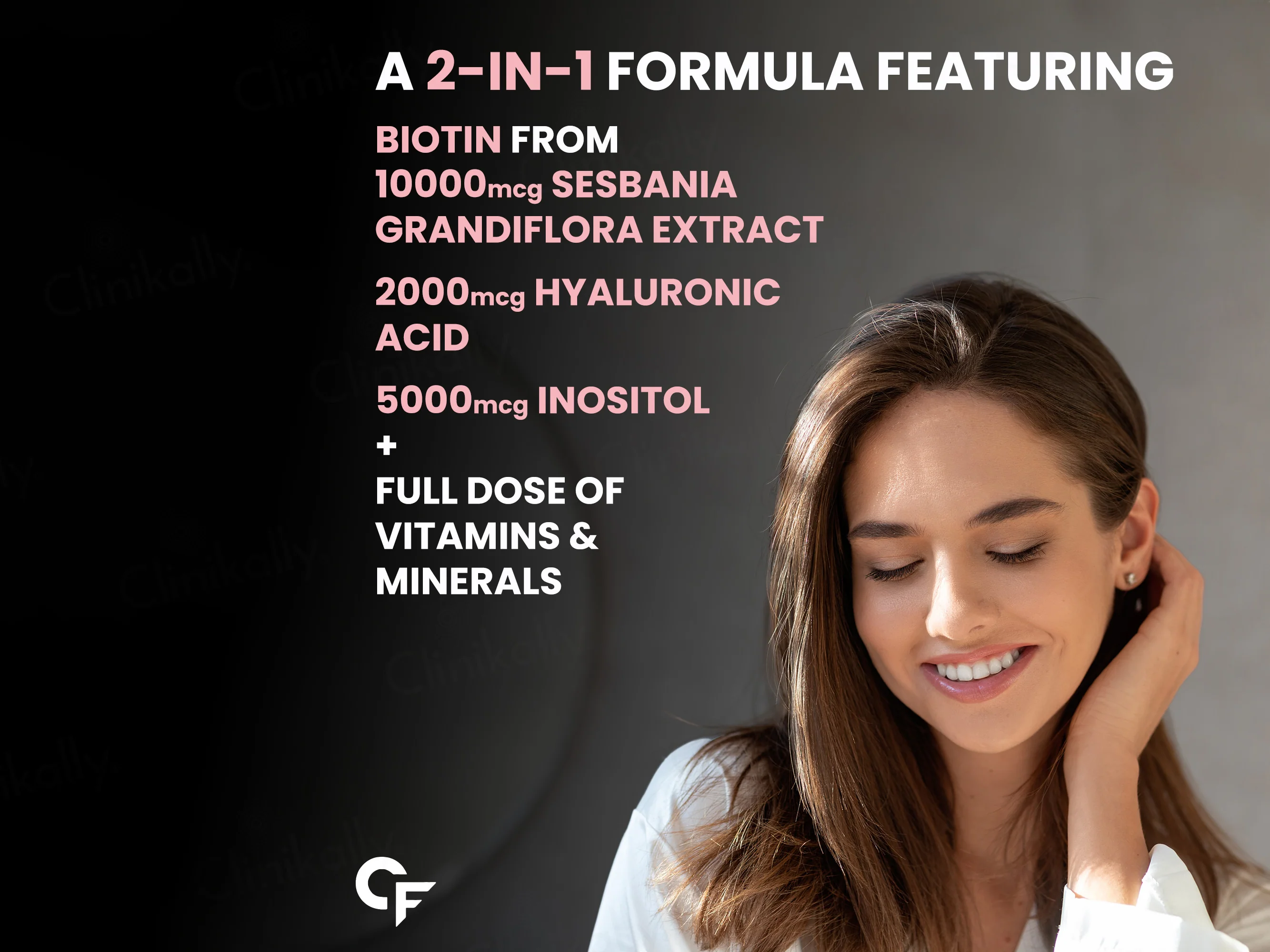 Carbamide Forte Biotin+ with 50 Multivitamin+ Tablet - Image 5