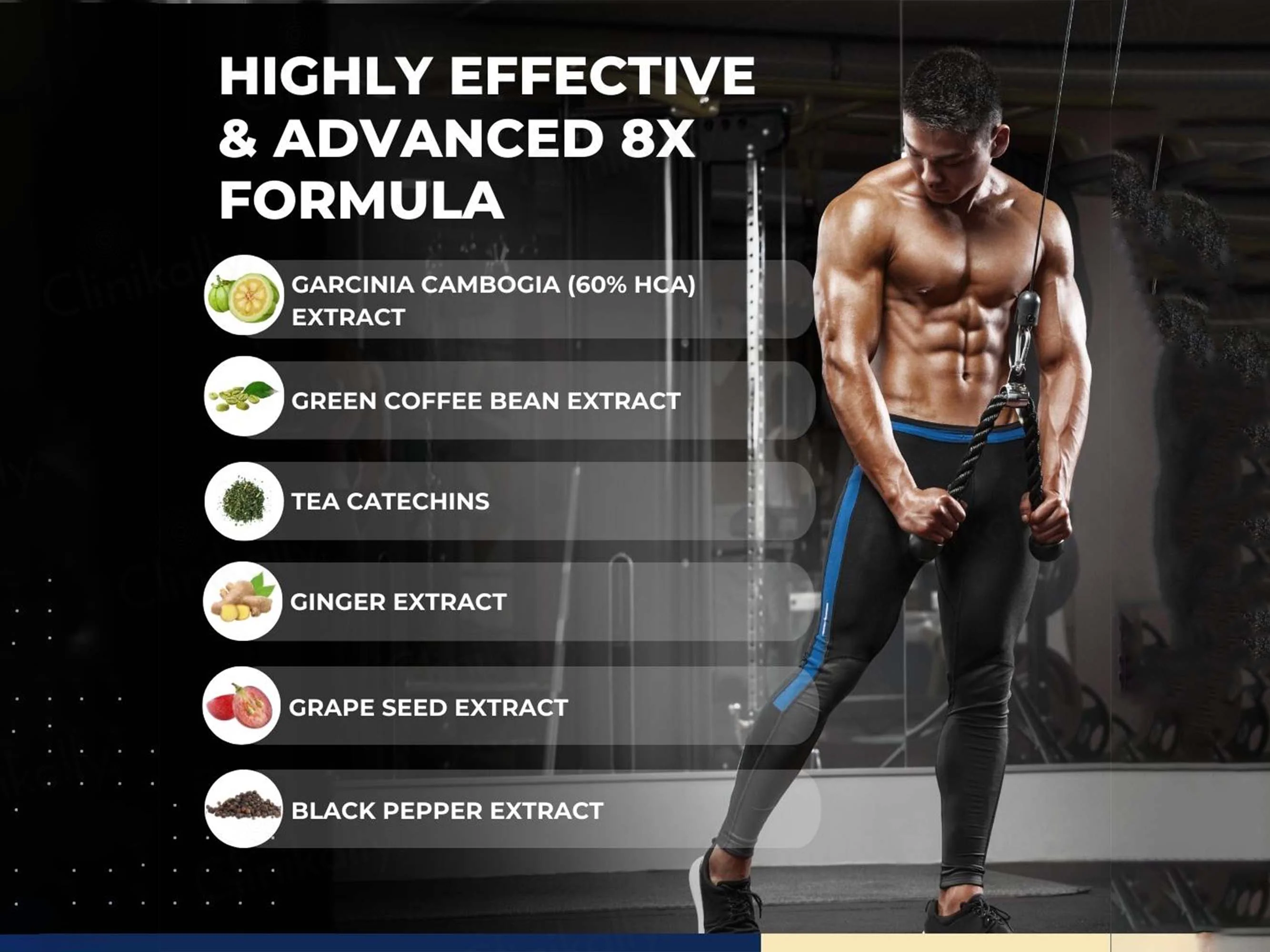 Carbamide Forte Burner 8X Ripped Pro Burner Tablet - Image 5