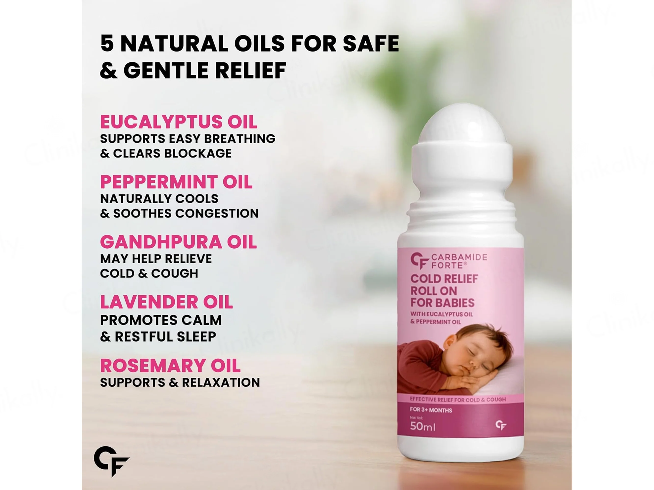 Carbamide Forte Cold Relief Roll-On For 3+ Months Babies - Image 3