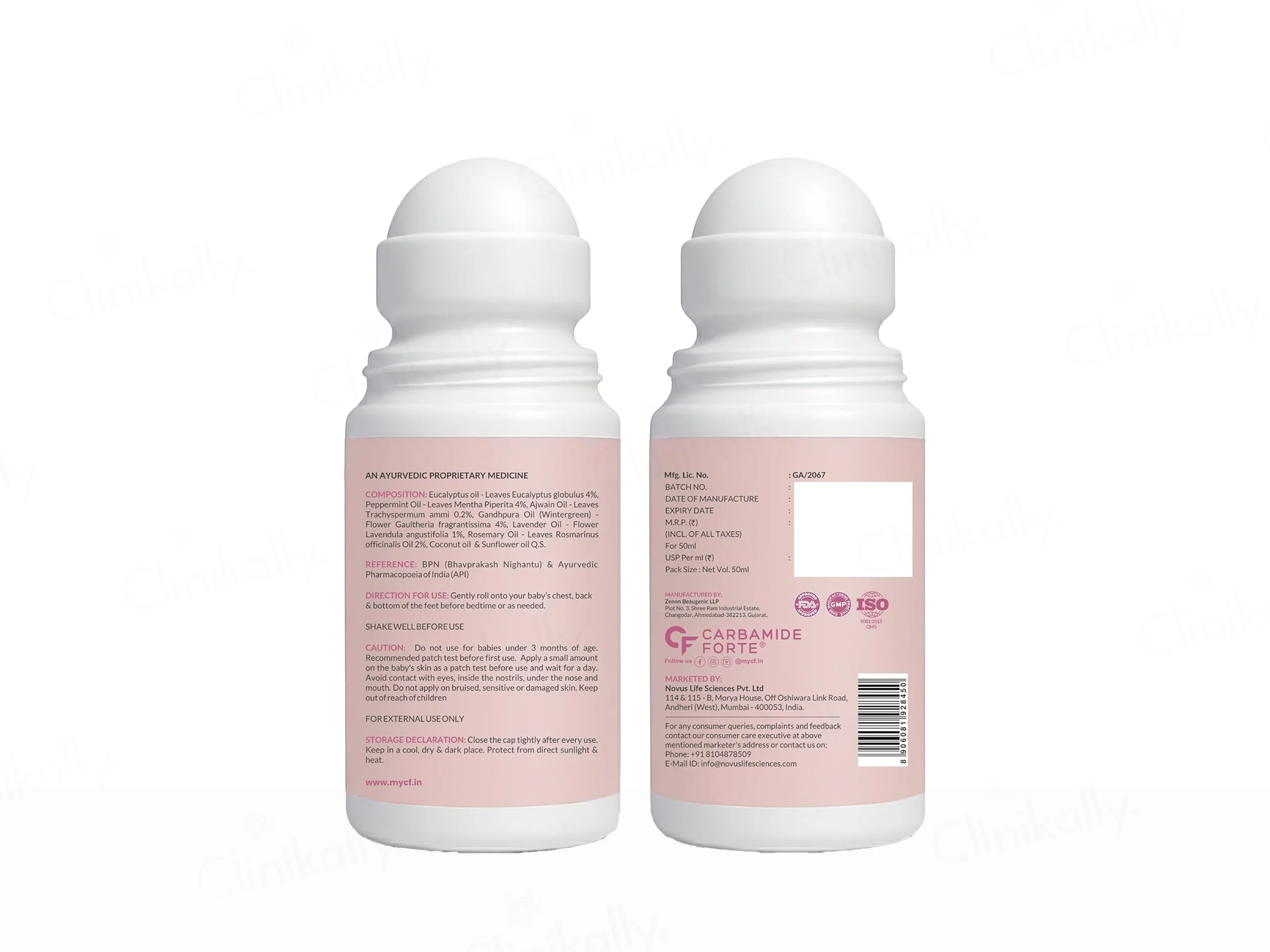 Carbamide Forte Cold Relief Roll-On For 3+ Months Babies - Image 9