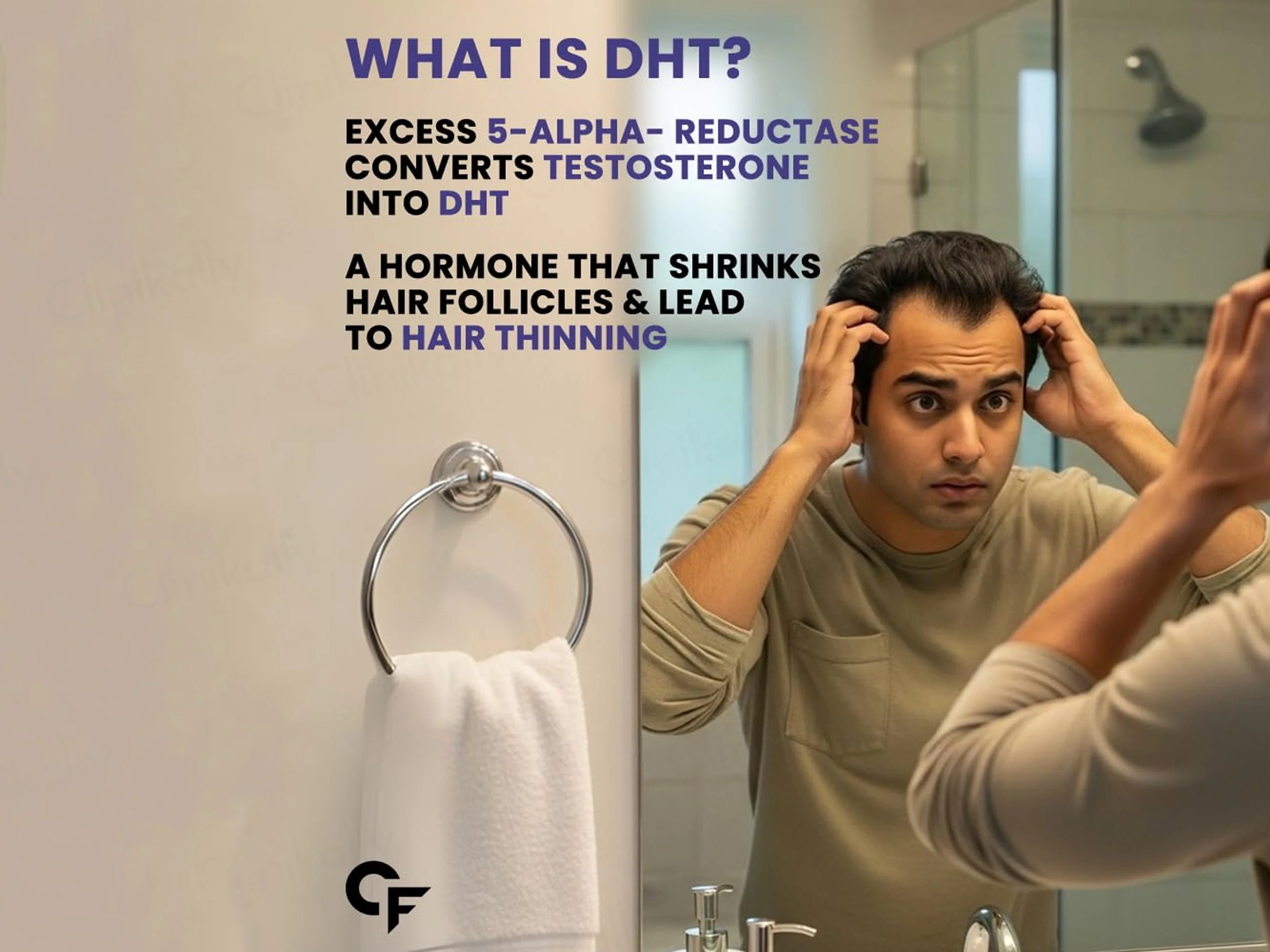 Carbamide Forte DHT Blocker With Biotin & Hyaluronic Acid Tablet For Healthy Hair & Skin - Image 3