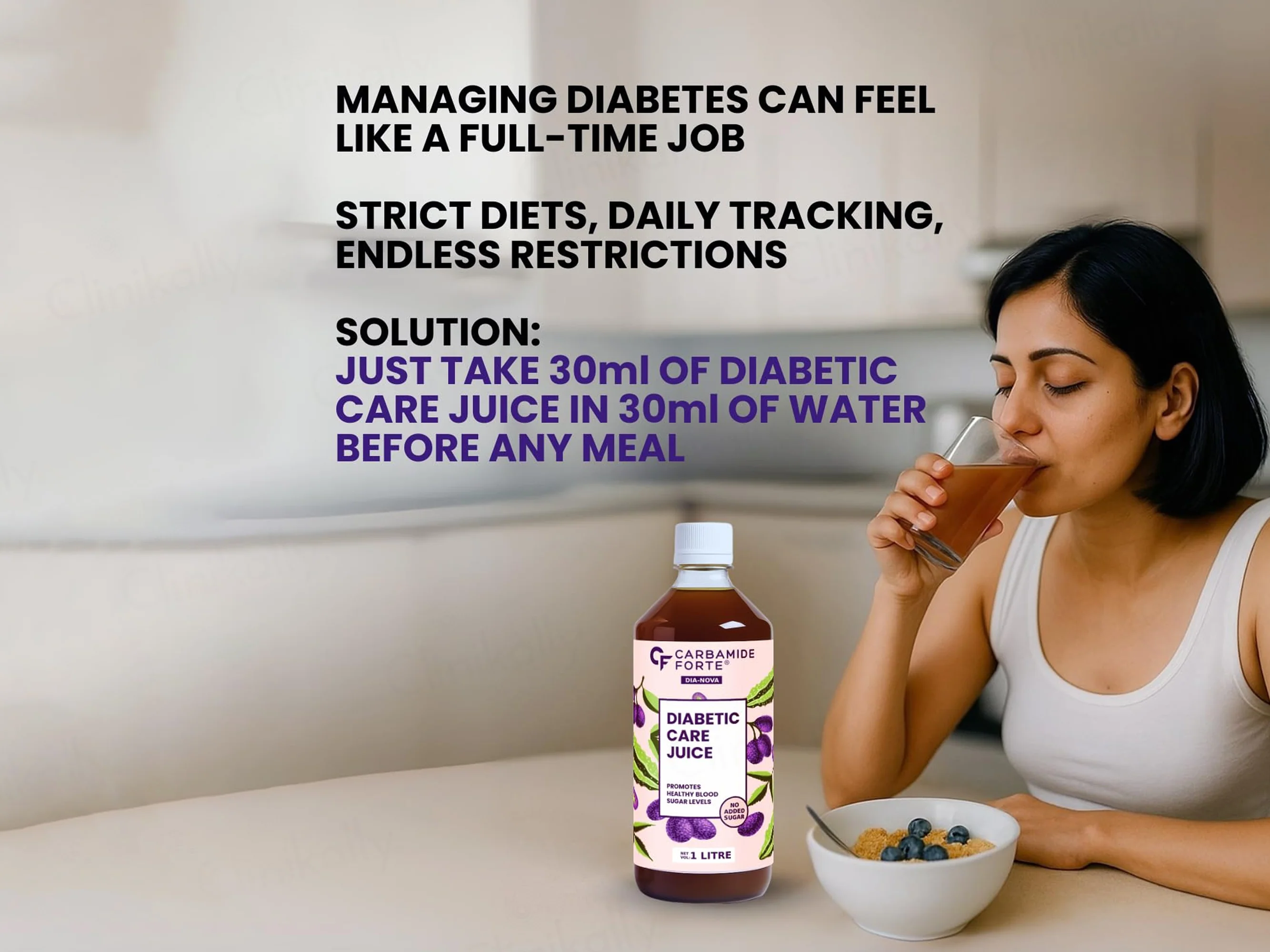 Carbamide Forte Diabetic Care Sugar Free Juice For Healthy Blood Sugar Levels - Image 8