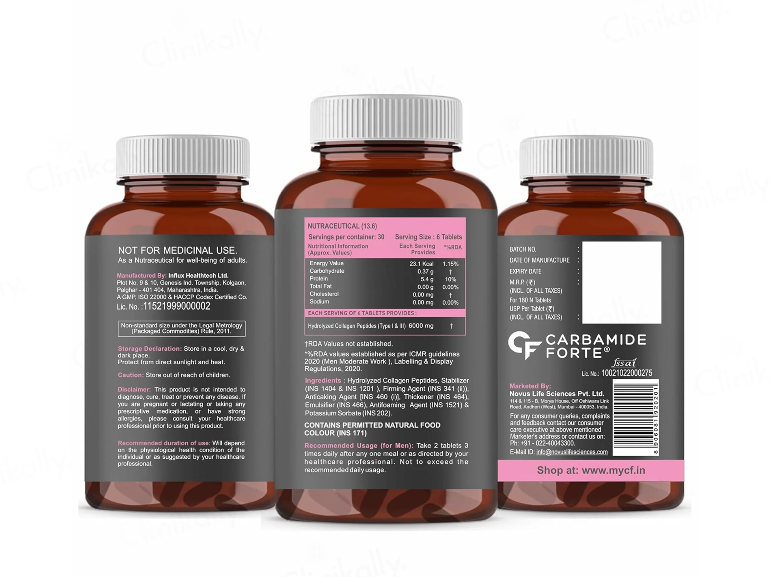 Carbamide Forte Hydrolyzed Collagen Tablet - Image 8