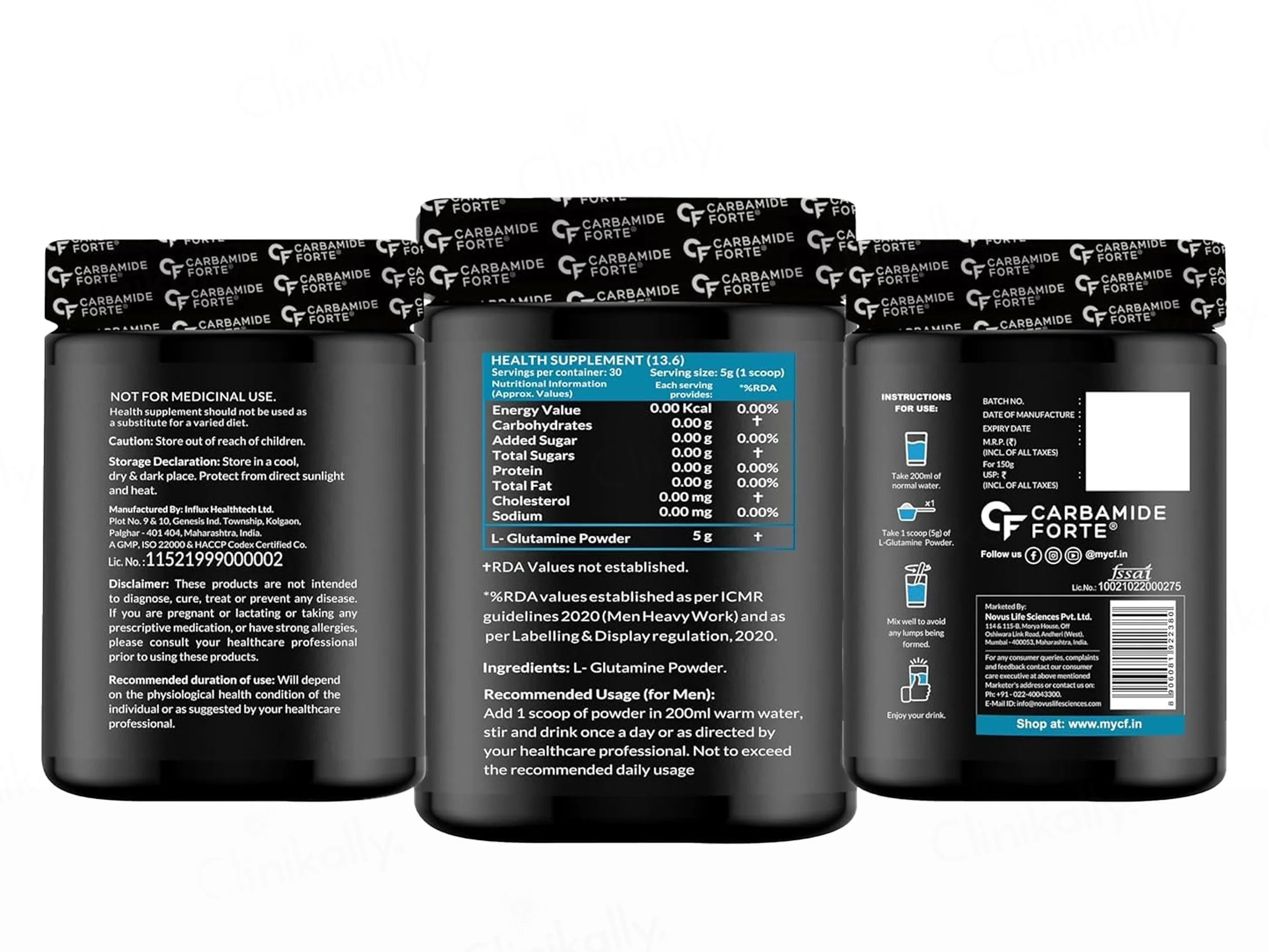 Carbamide Forte L Glutamine 5000mg Powder - Unflavoured - Image 8