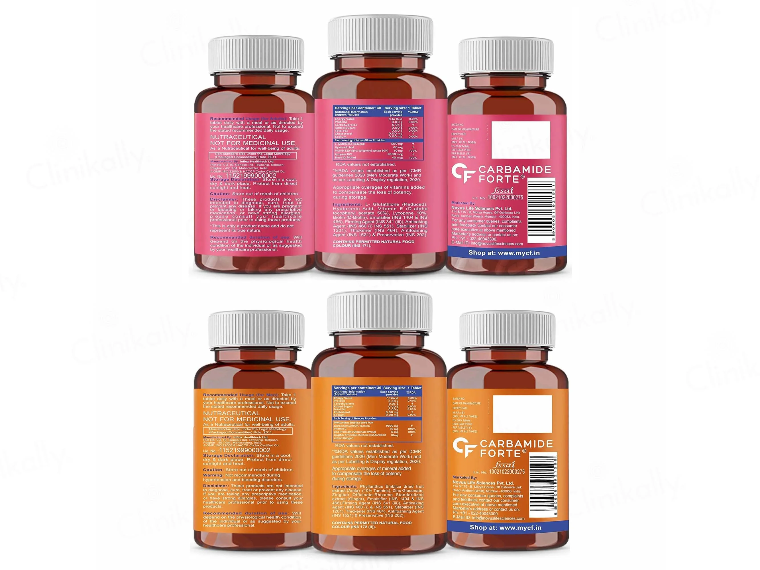 Carbamide Forte L-Glutathione + Vitamin C 1000mg Tablet Combo Pack - Image 8