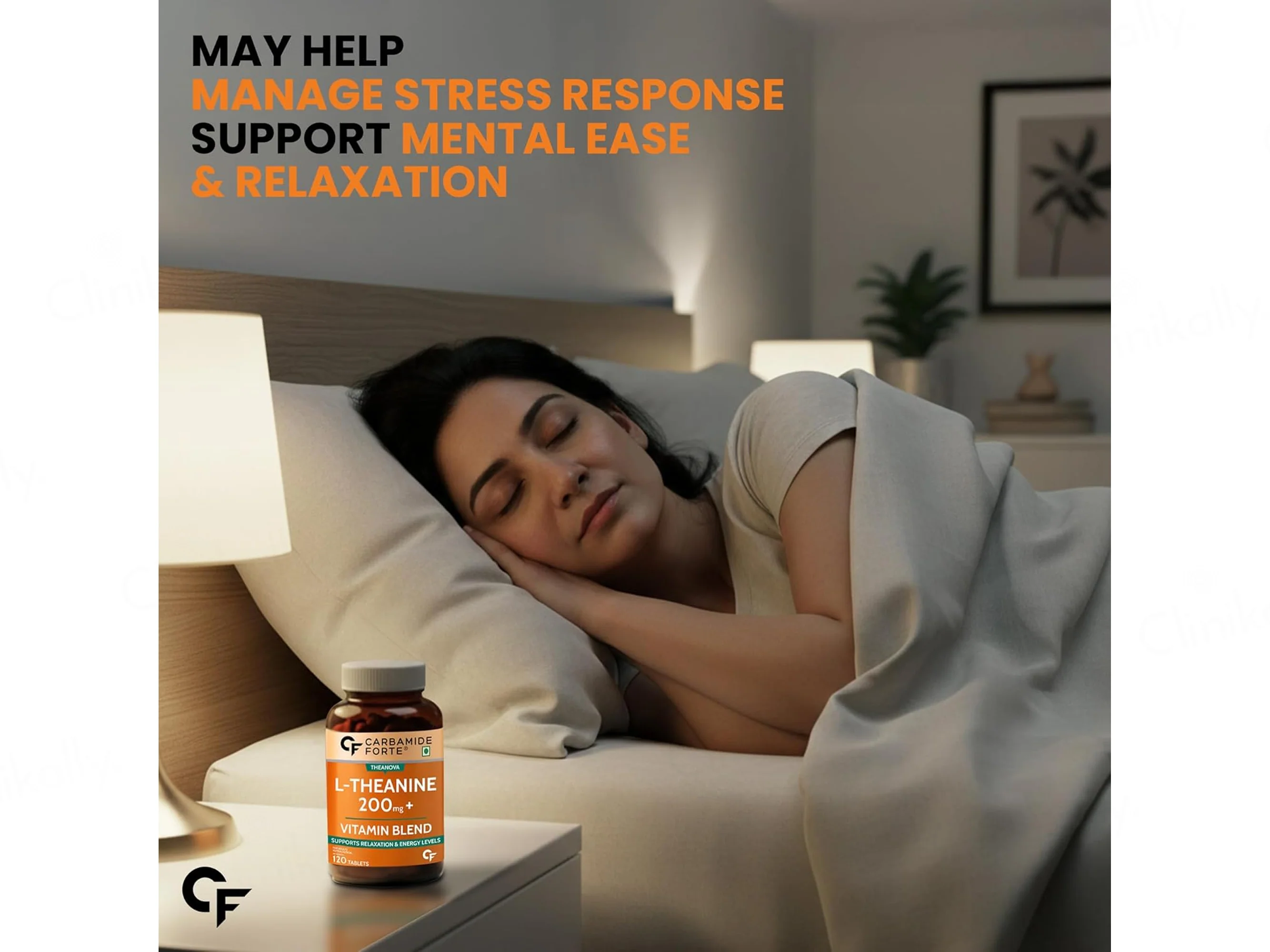 Carbamide Forte L-Theanine 200mg + Vitamin Blend Tablet - Image 6