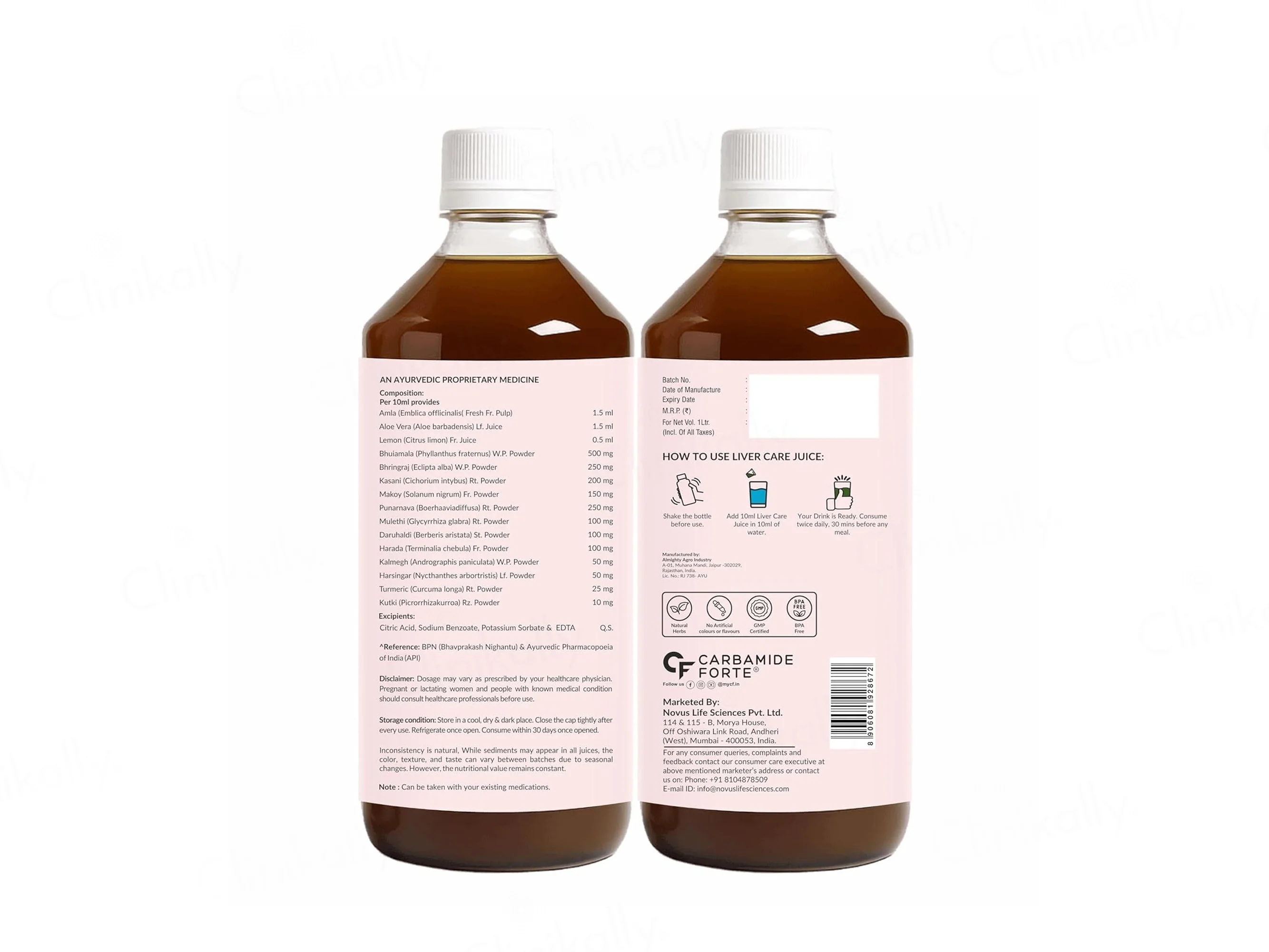 Carbamide Forte Liver Care Juice - Image 9