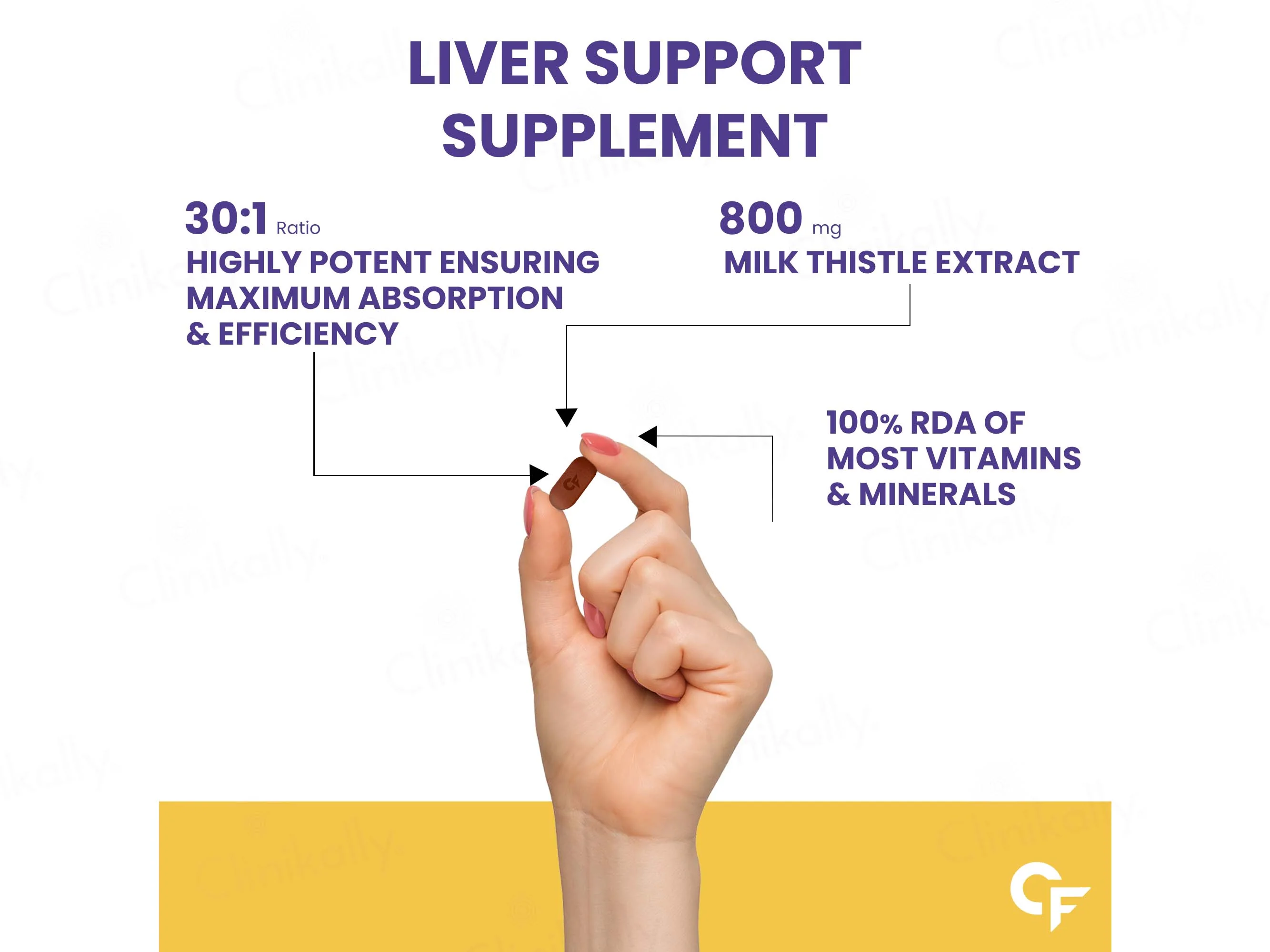 Carbamide Forte Liver Detox Multivitamin Tablet - Image 4