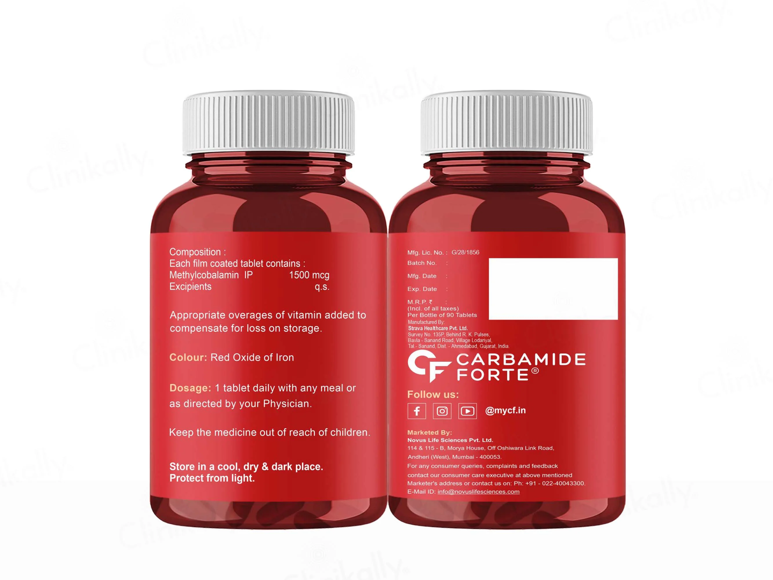 Carbamide Forte Methylcobalamin 1500mcg Tablet - Image 12