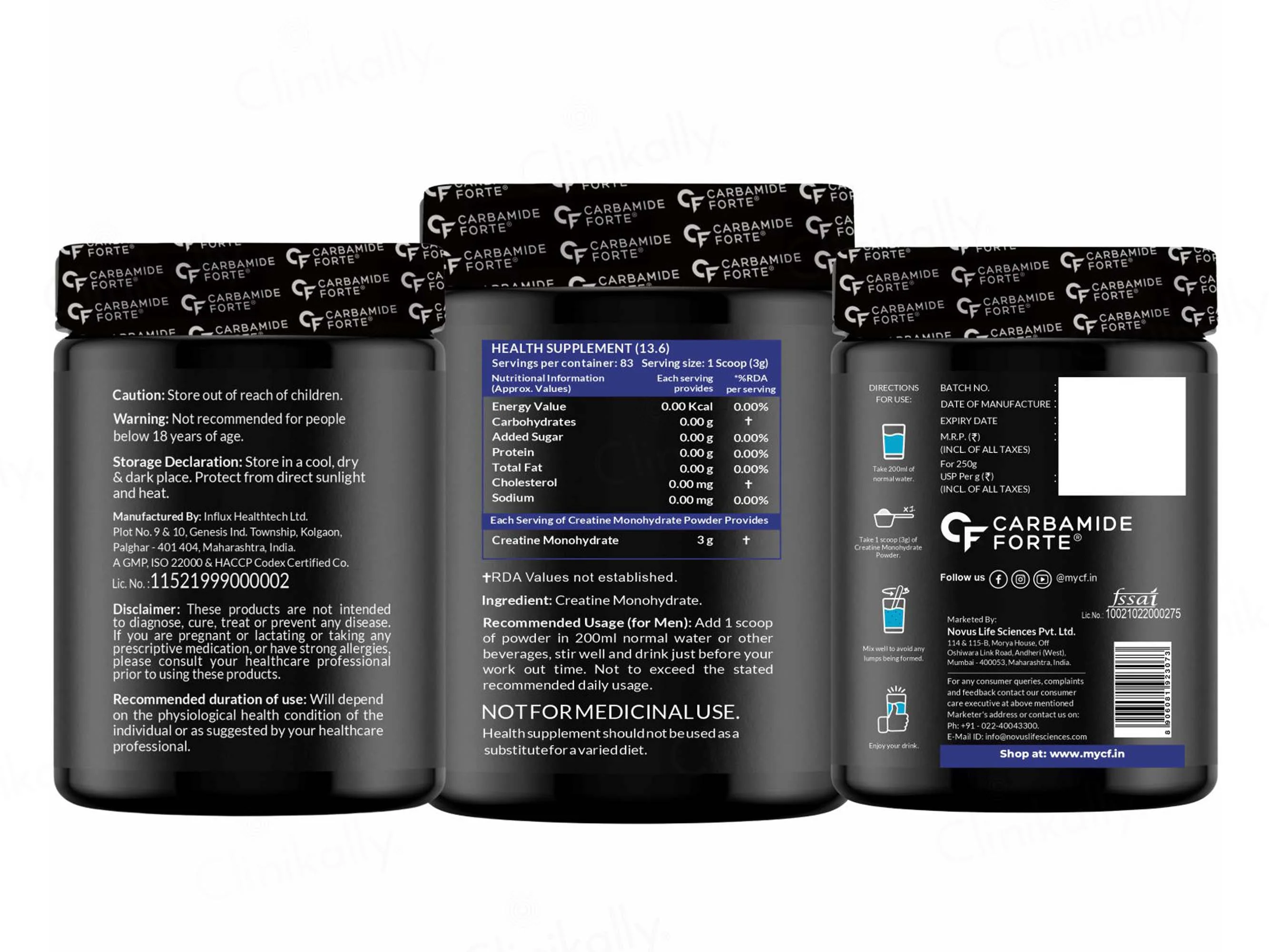 Carbamide Forte Micronised Creatine Monohydrate Powder - Image 15