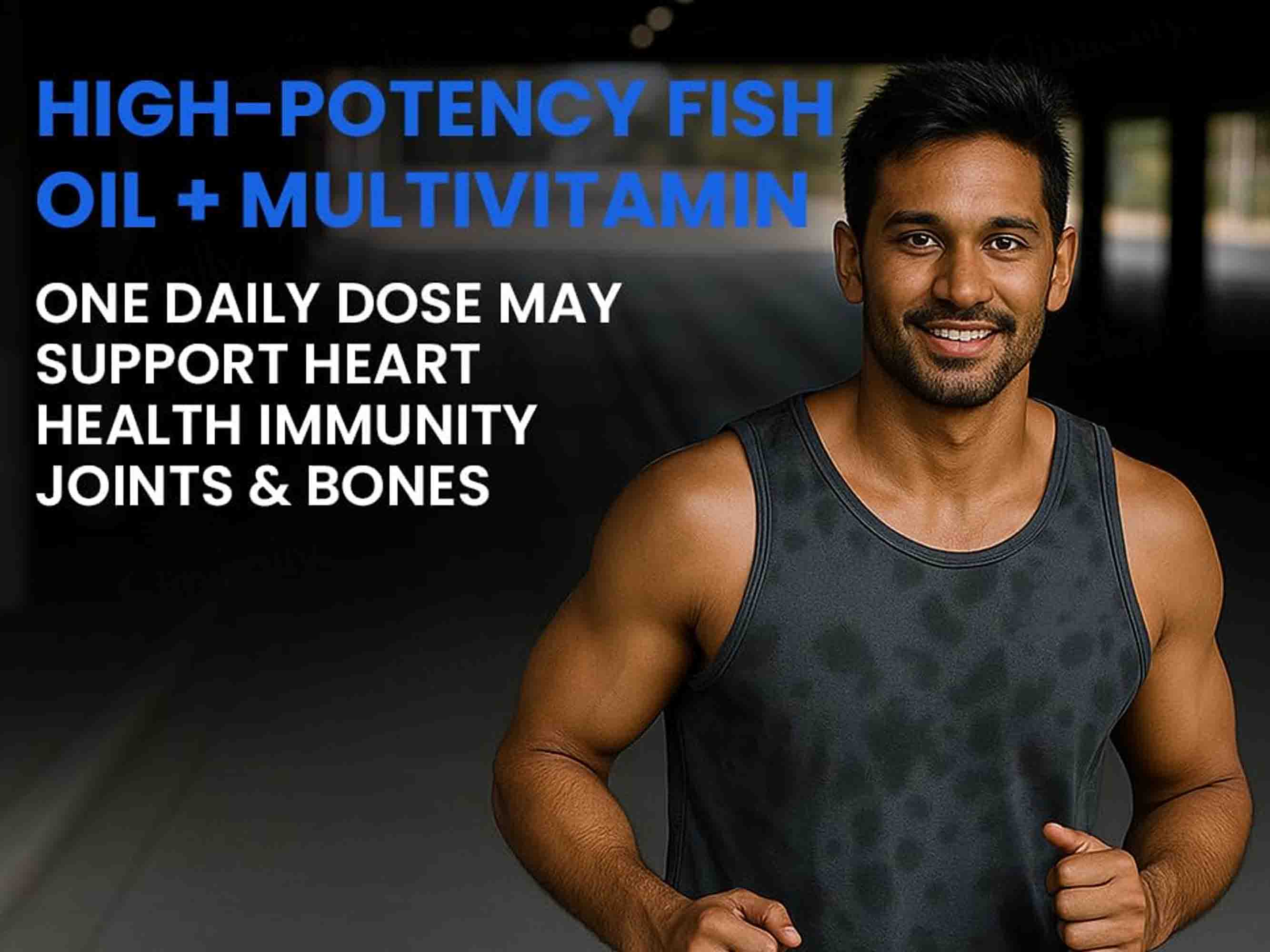Carbamide Forte Multivitamin With Probiotics & Ginseng + Salmon Fish Oil 1000mg Combo Pack For Men - Image 7