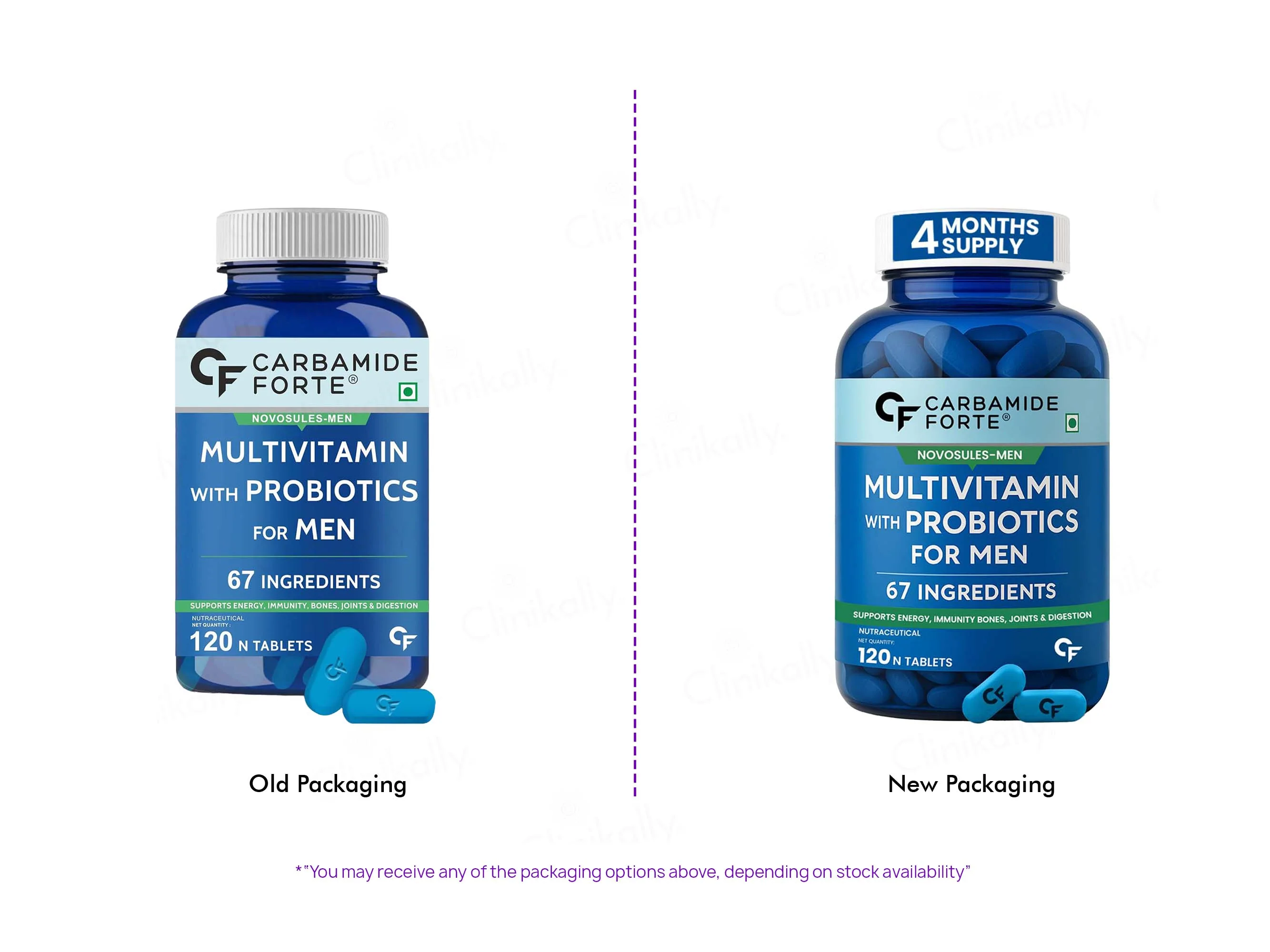 Carbamide Forte Multivitamin With Probiotics Tablet For Men - Image 2