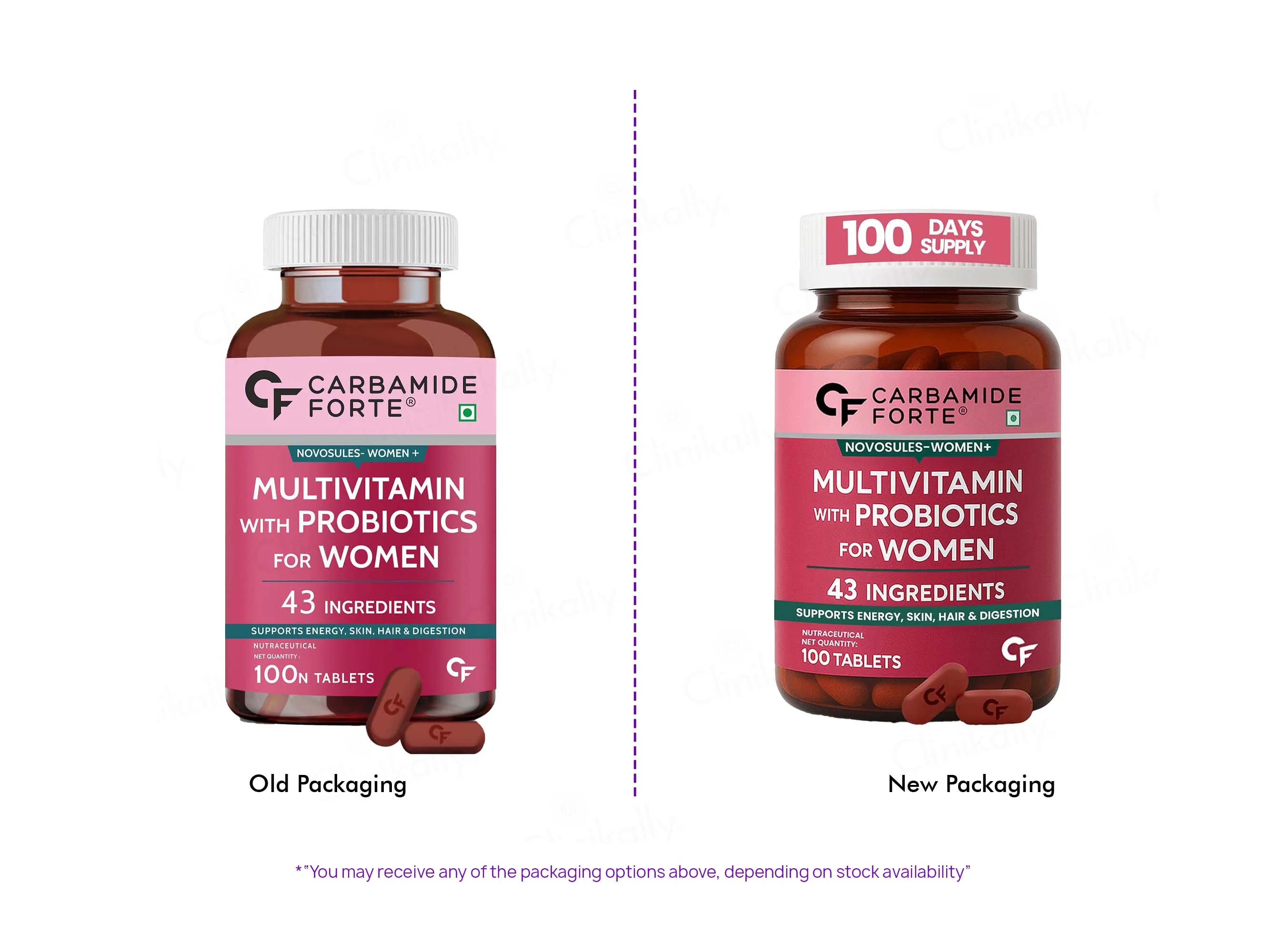 Carbamide Forte Multivitamin With Probiotics Tablet For Women - Image 2