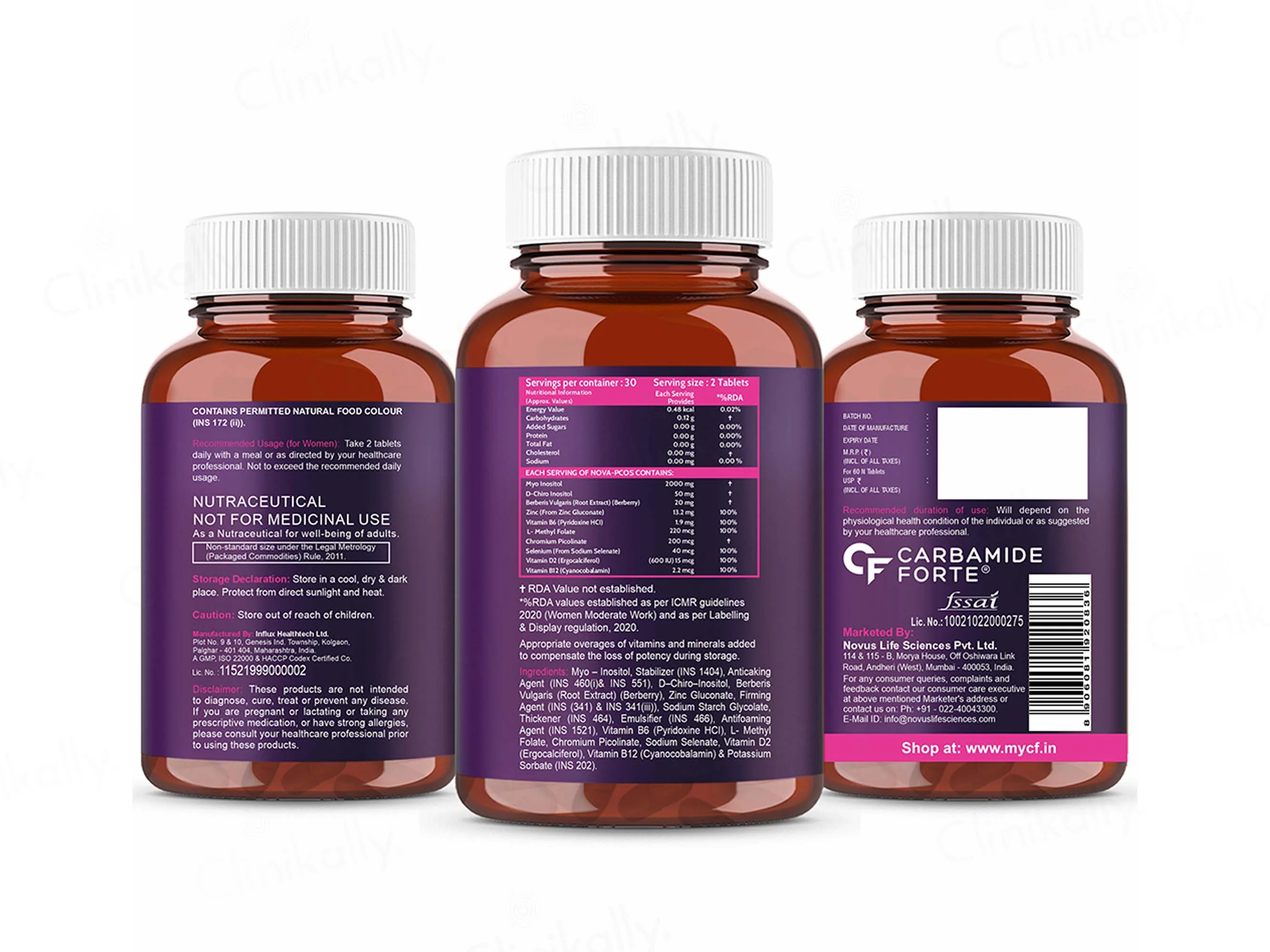 Carbamide Forte PCOS Balance Tablet - Image 10