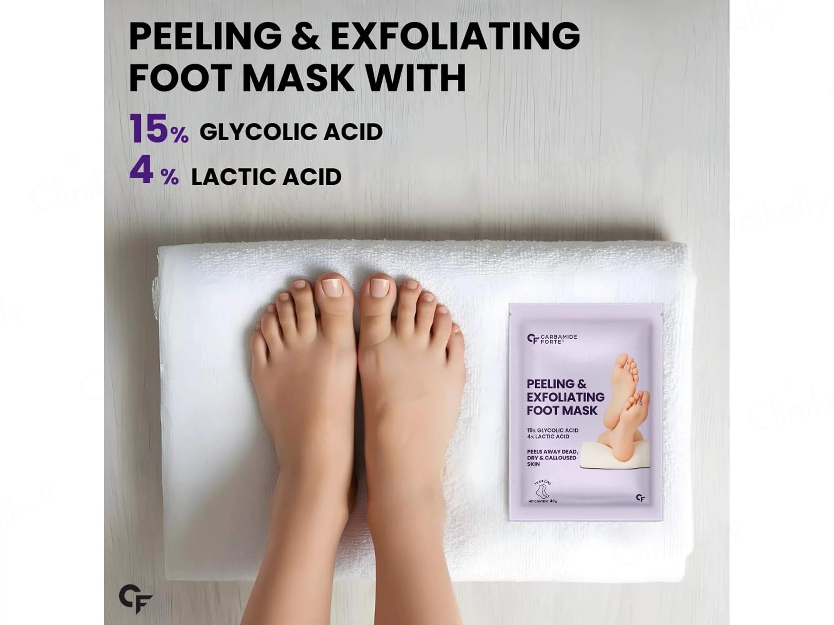 Carbamide Forte Peeling & Exfoliating Foot Mask - Image 2