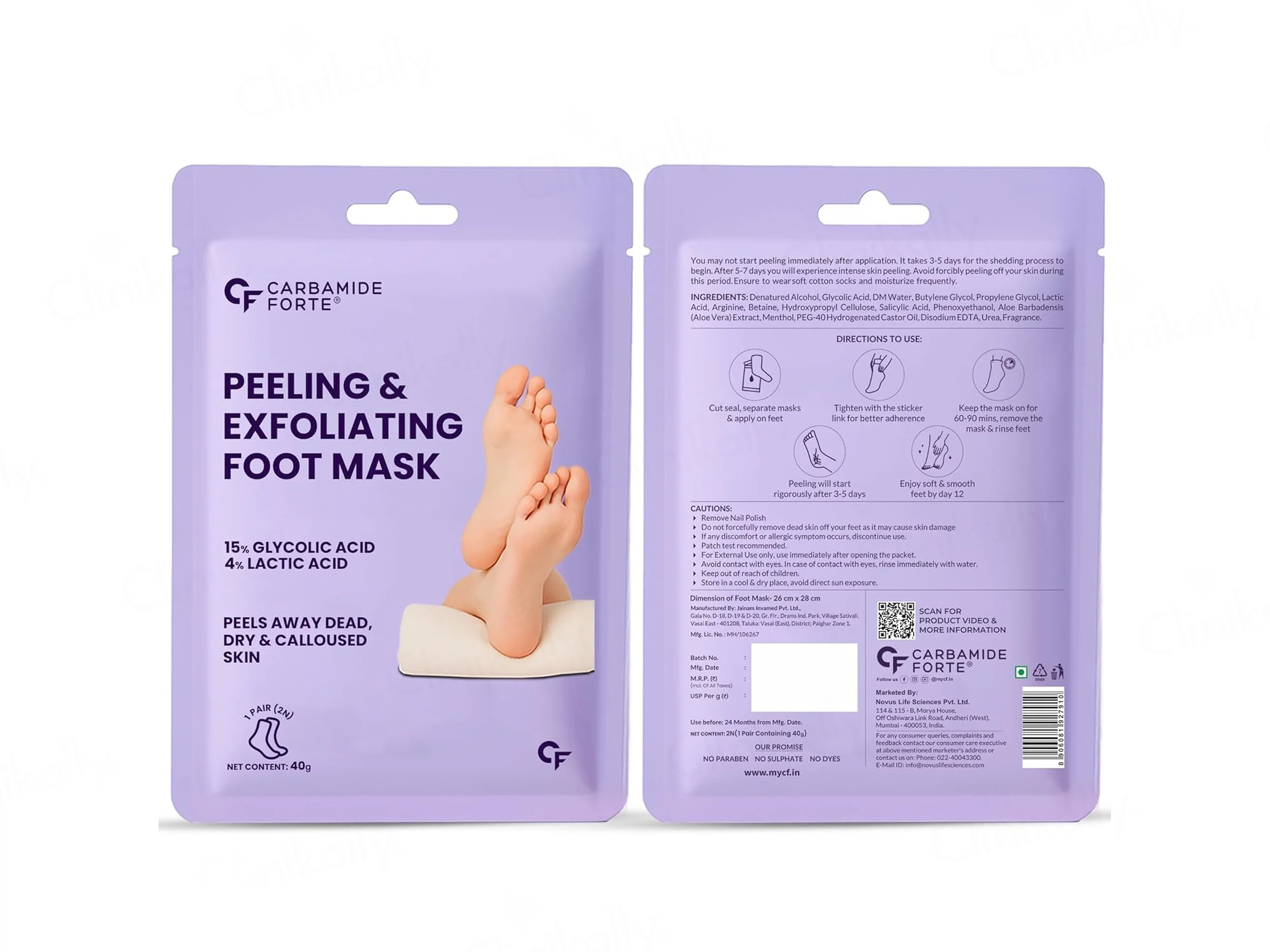 Carbamide Forte Peeling & Exfoliating Foot Mask - Image 9