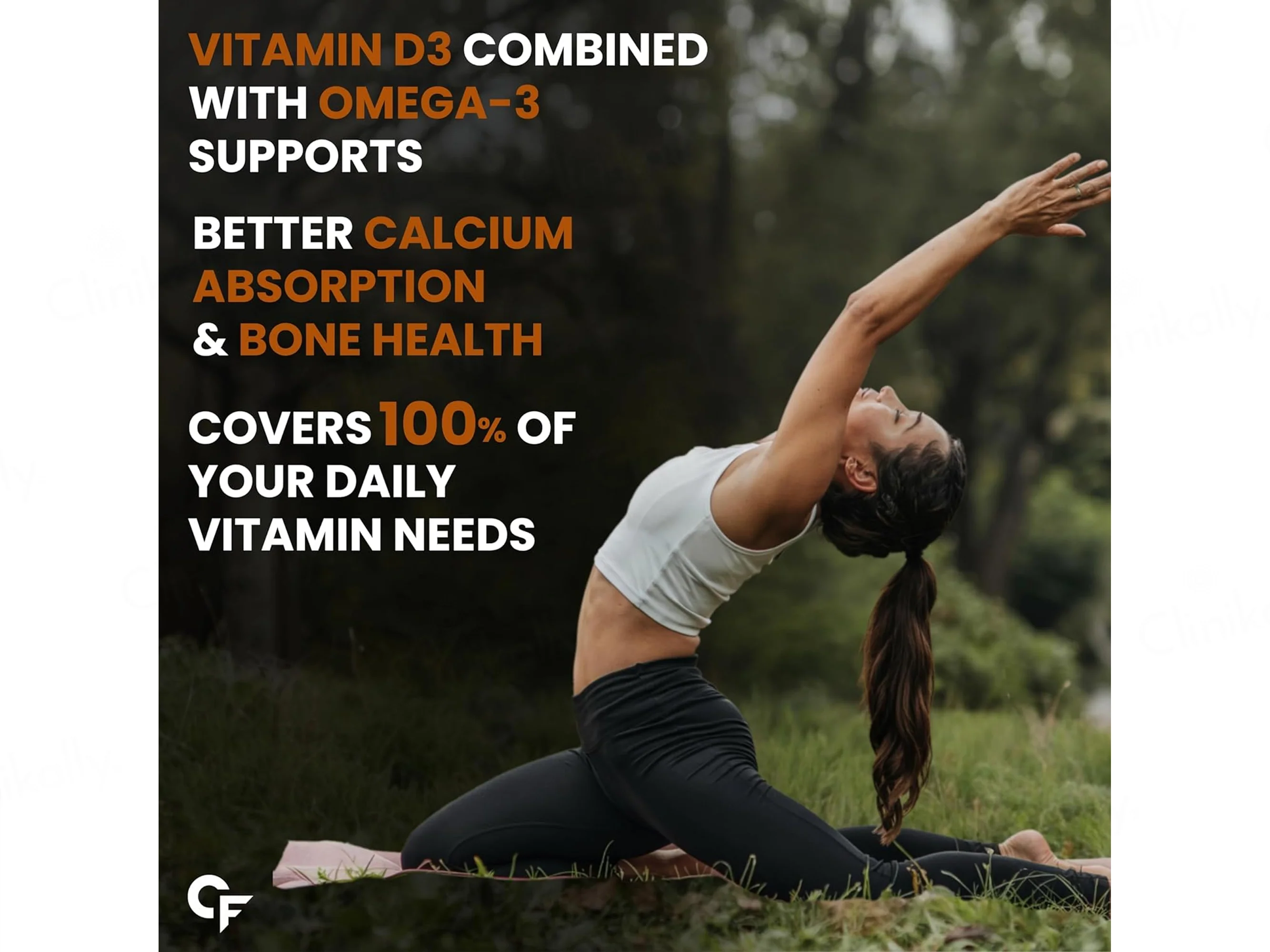 Carbamide Forte Salmon Fish Oil 1000mg With Vitamin D + Vitamin E Softgel Capsule - Image 7