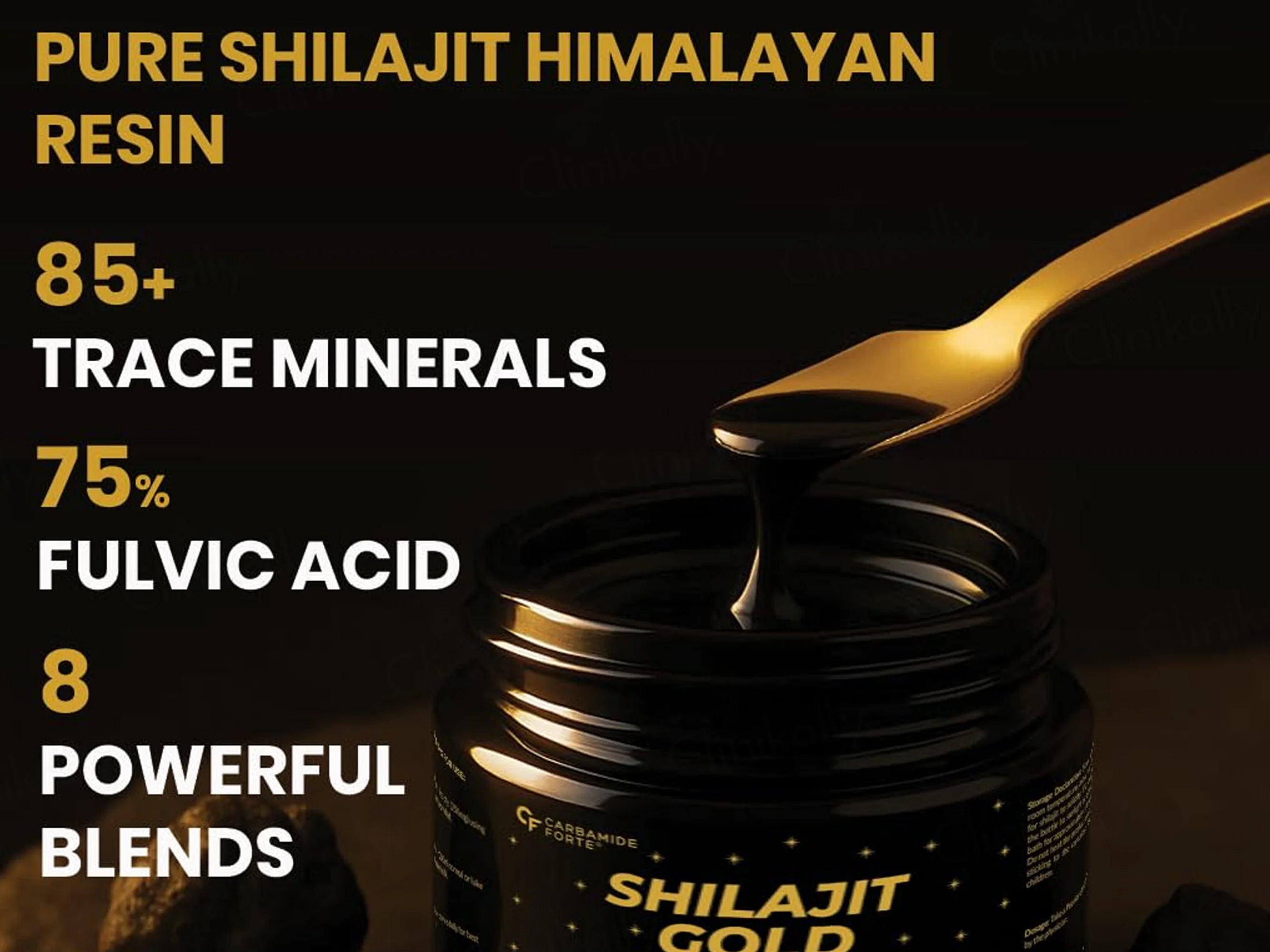 Carbamide Forte Shilajit Gold Himalayan Origin Resin - Image 3