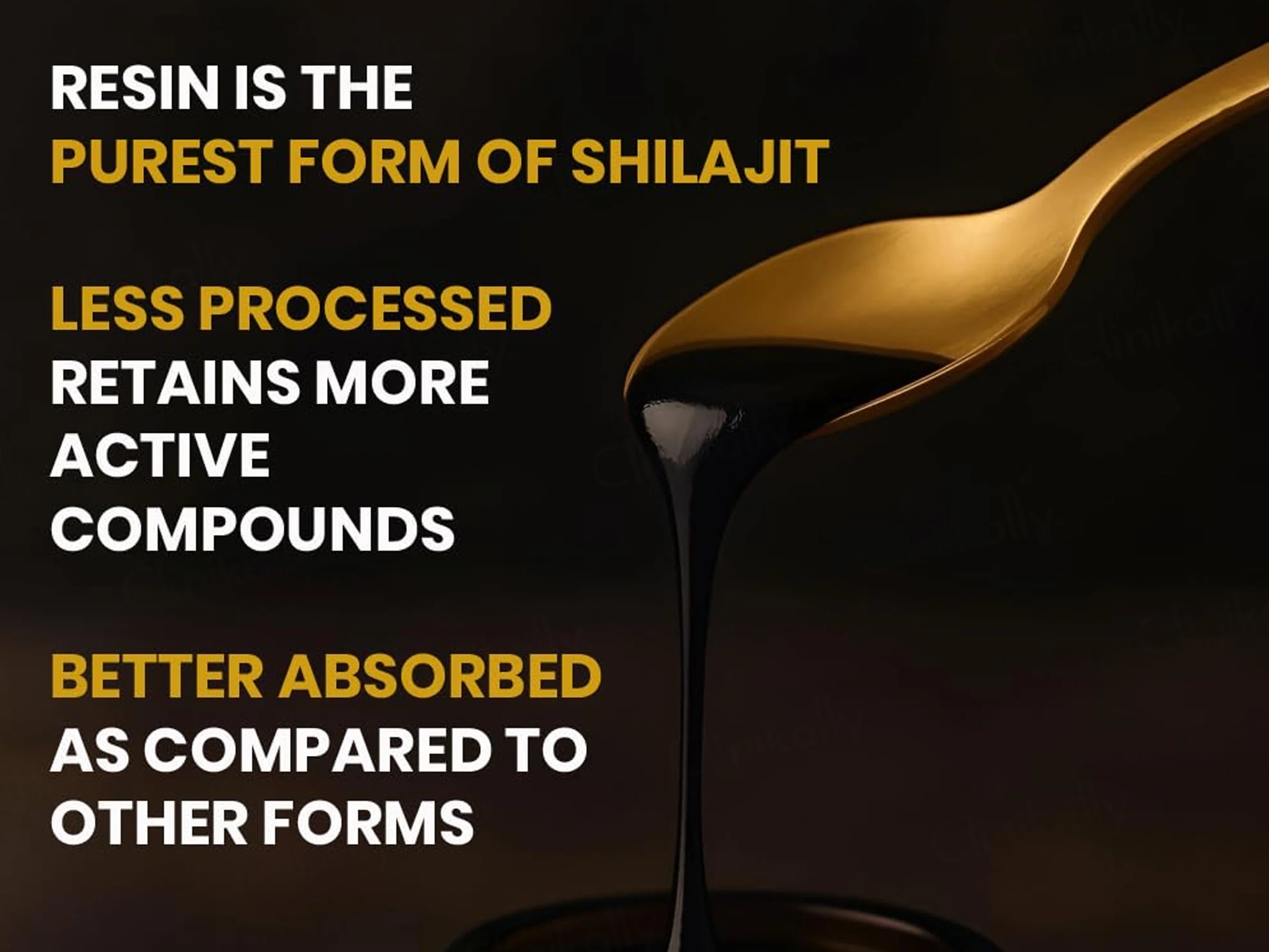 Carbamide Forte Shilajit Gold Himalayan Origin Resin - Image 4