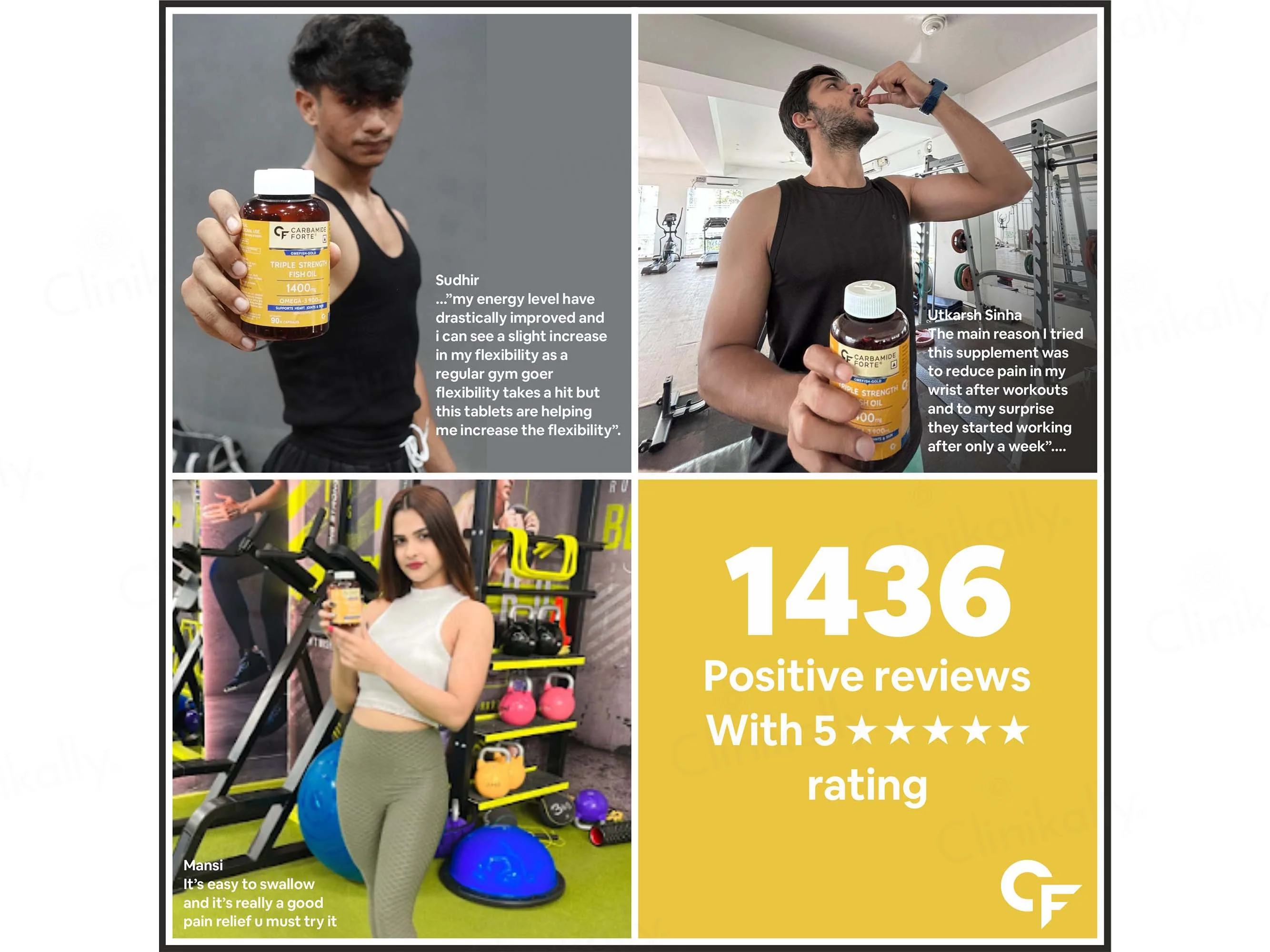 Carbamide Forte Triple Strength Fish Oil 1400mg + Omega-3 Capsule - Image 10