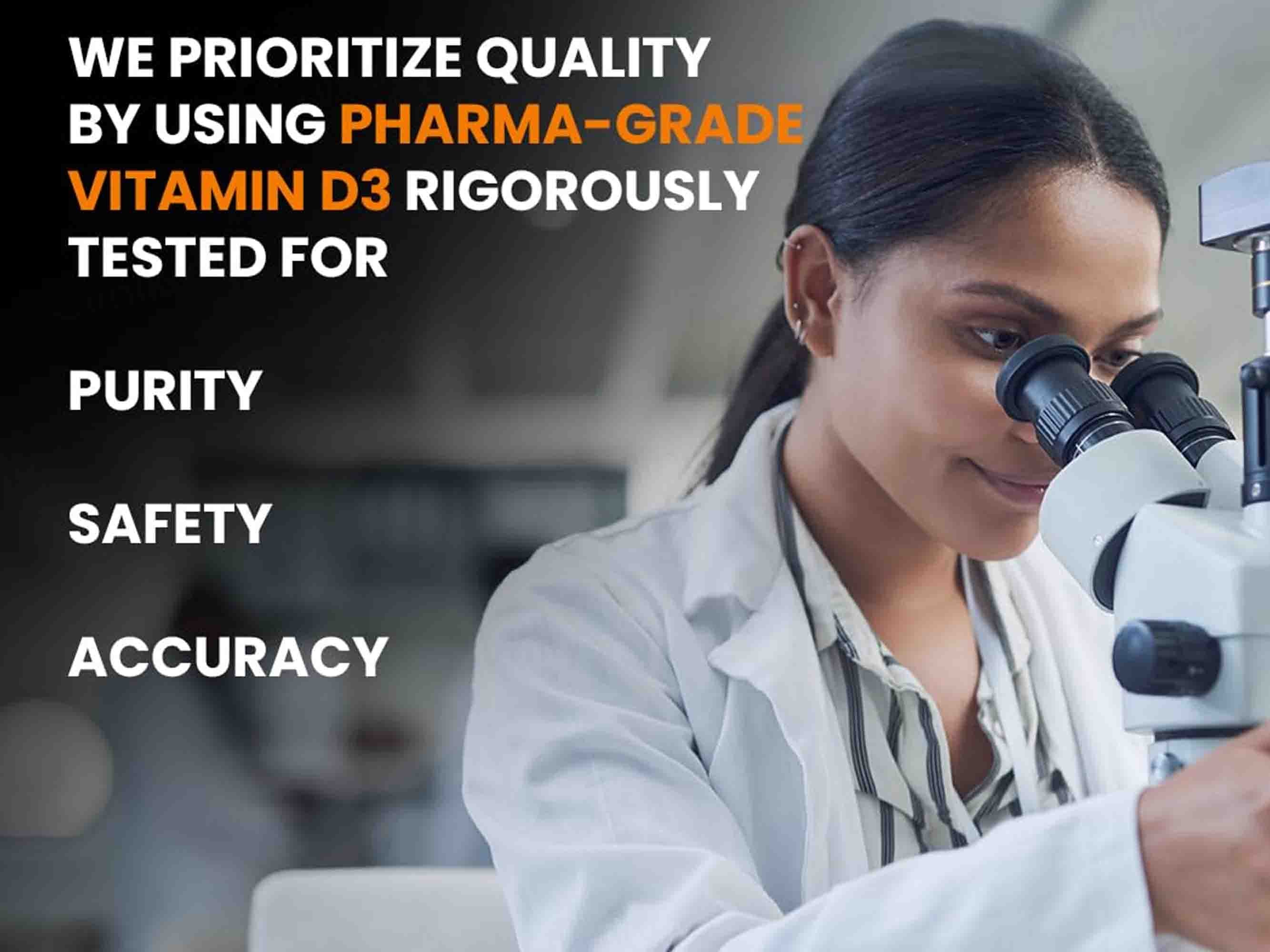 Carbamide Forte Vitamin D3 60000 IU Nano Shot Oral Solution - Orange Flavour - Image 4