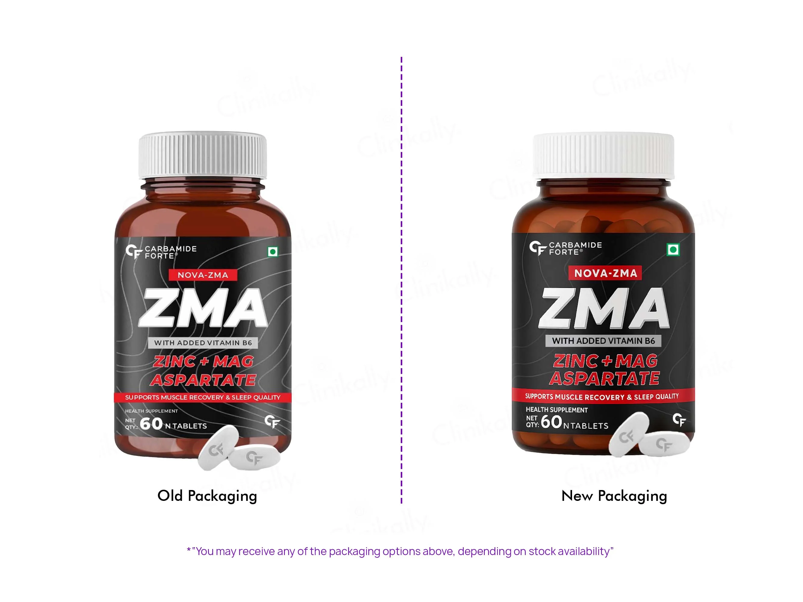 Carbamide Forte ZMA - Zinc, Magnesium Aspartate & Vitamin B6 Tablet - Image 2