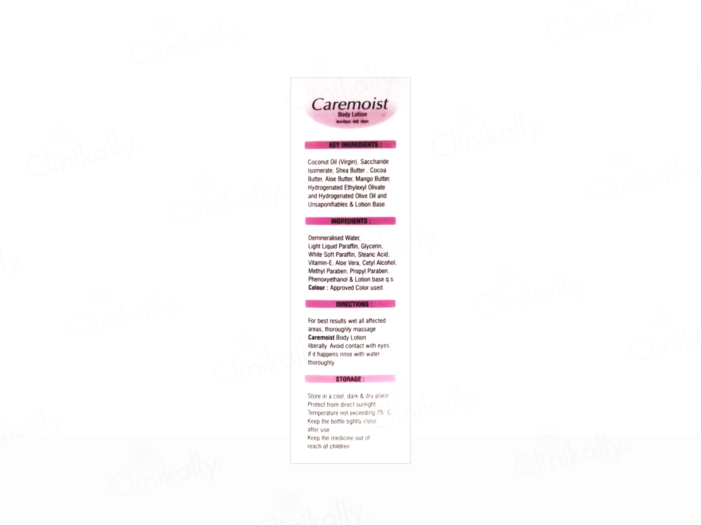 Caremoist Moisturising Body Lotion - Image 4