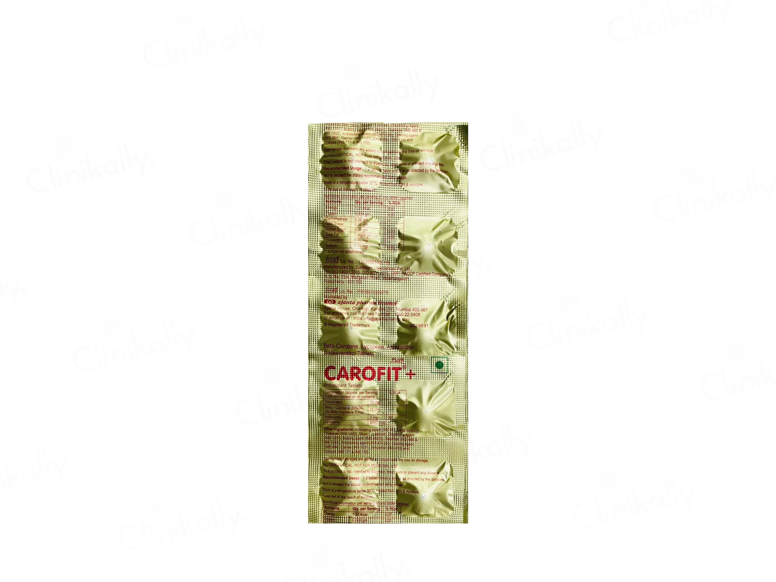Carofit Plus Tablet - Image 3