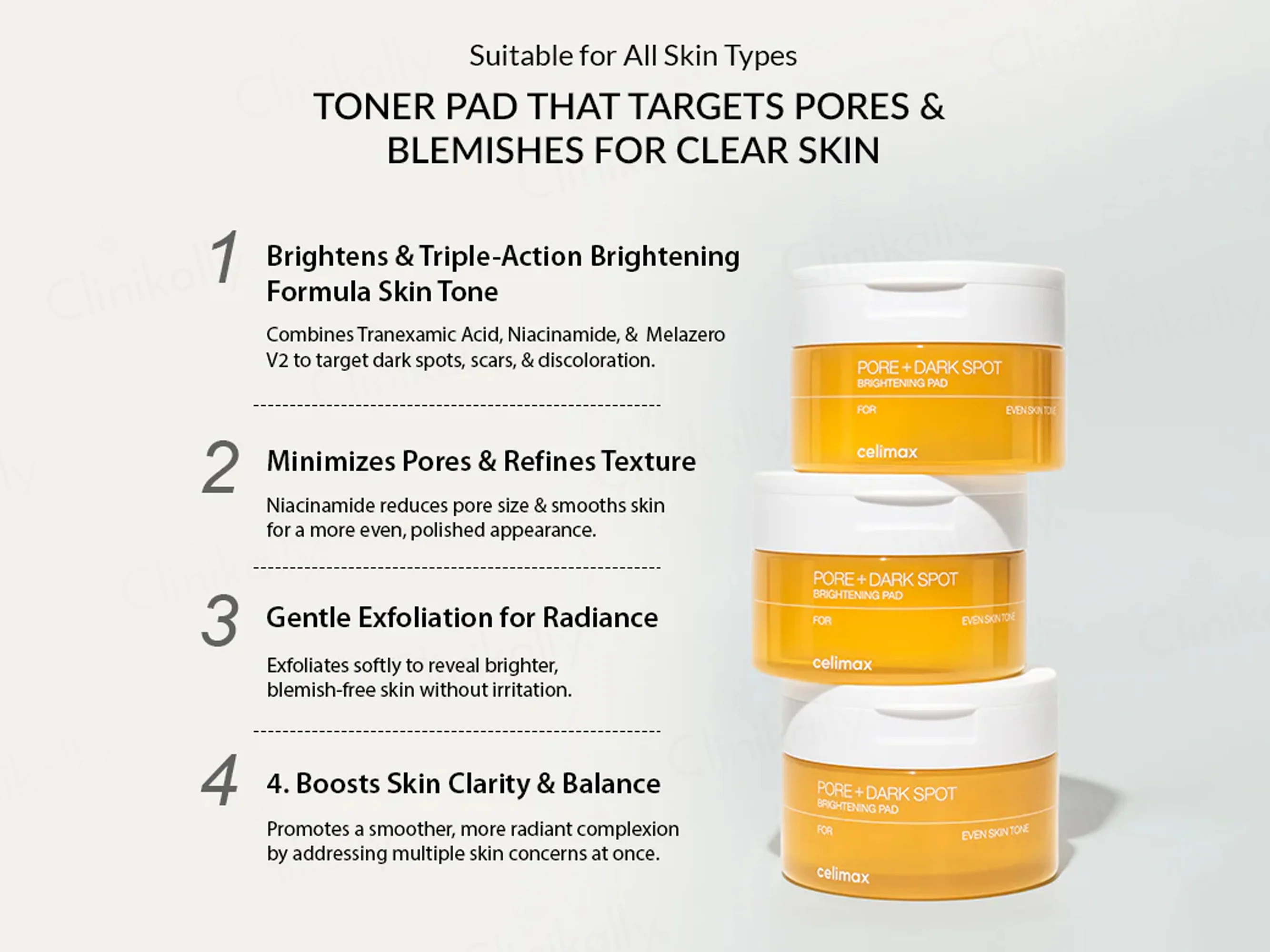 Celimax Pore + Dark Spot Brightening Pad - Image 6