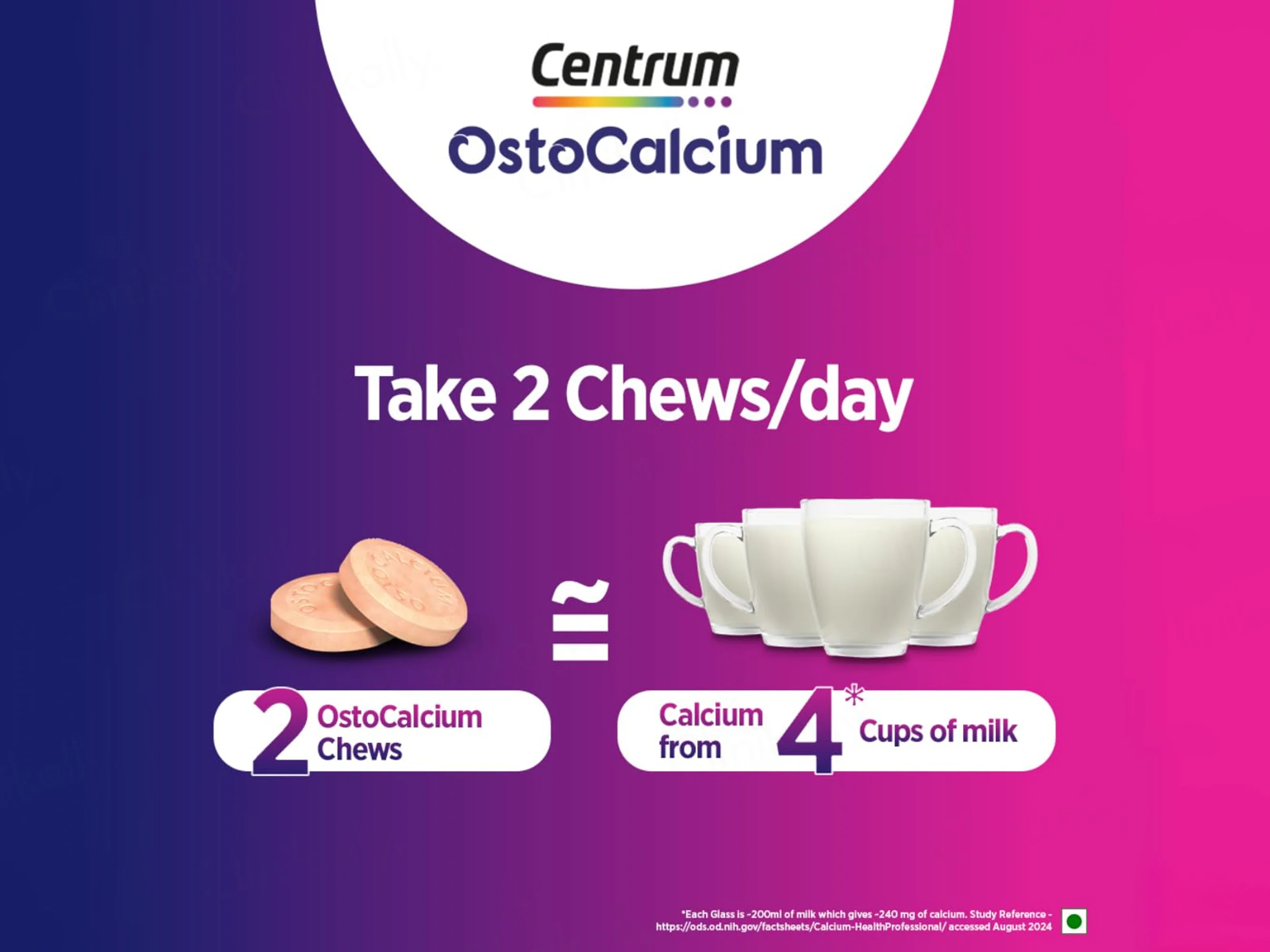 Centrum OstoCalcium Total Chewable Tablet - Image 2
