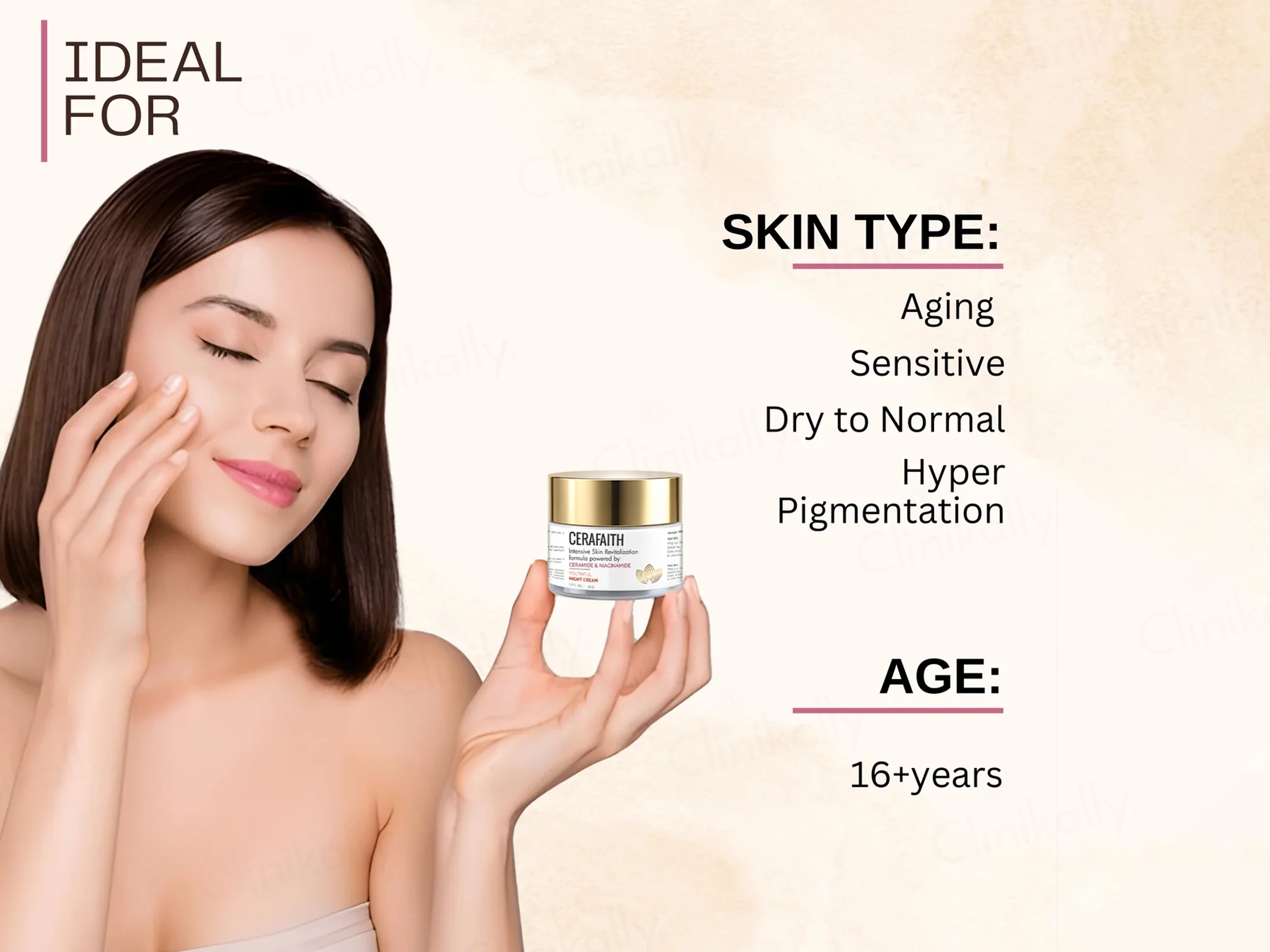 Cerafaith Ceramide & Niacinamide Youthful Night Cream - Image 4