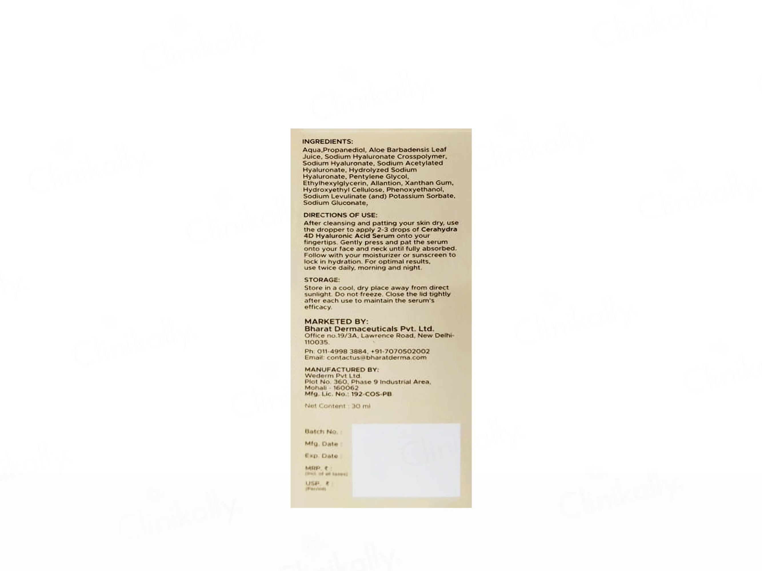 Cerahydra HA 4D Hyaluronic Acid Multi-Molecular Hydration Serum - Image 3