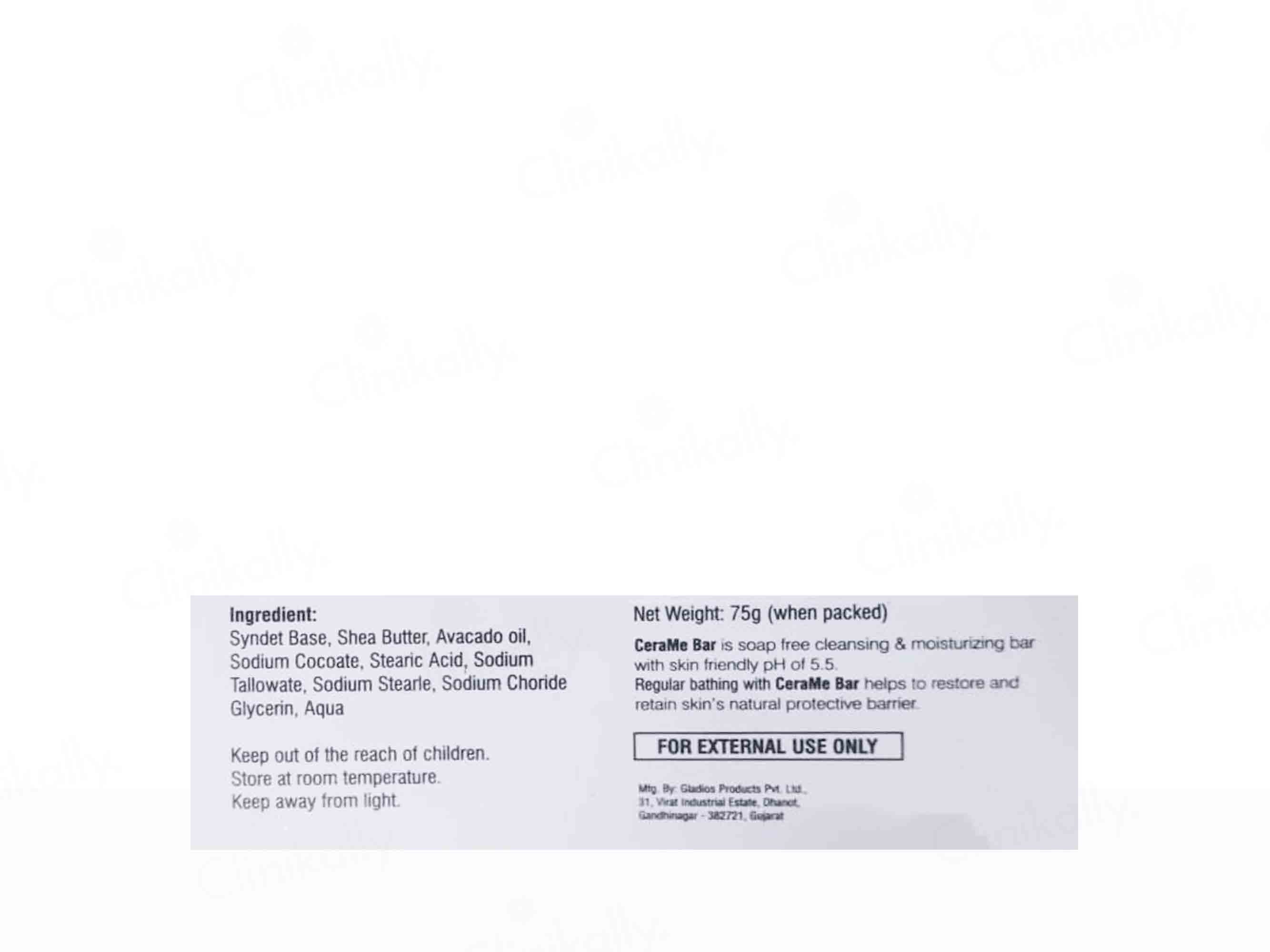 CeraMe Cleansing & Moisturising Syndet Bar - Image 3