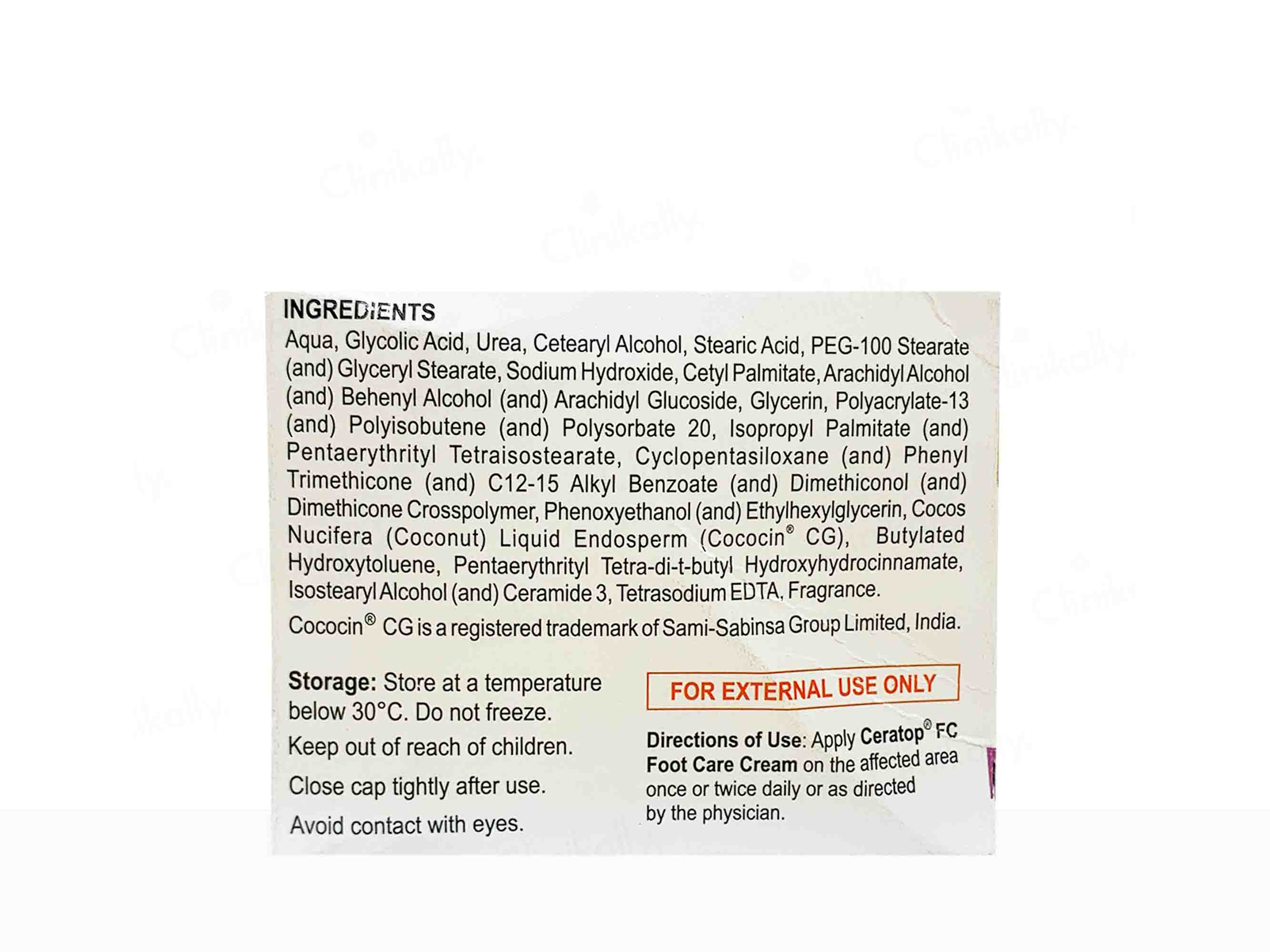 Ceratop FC Foot Care Cream - Image 2