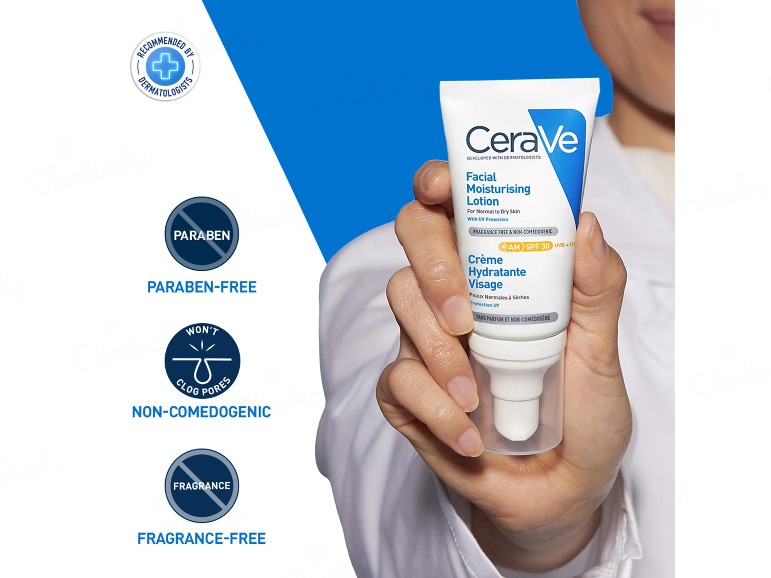 CeraVe AM Facial Moisturising Lotion For Normal to Dry Skin SPF 30 - Image 5