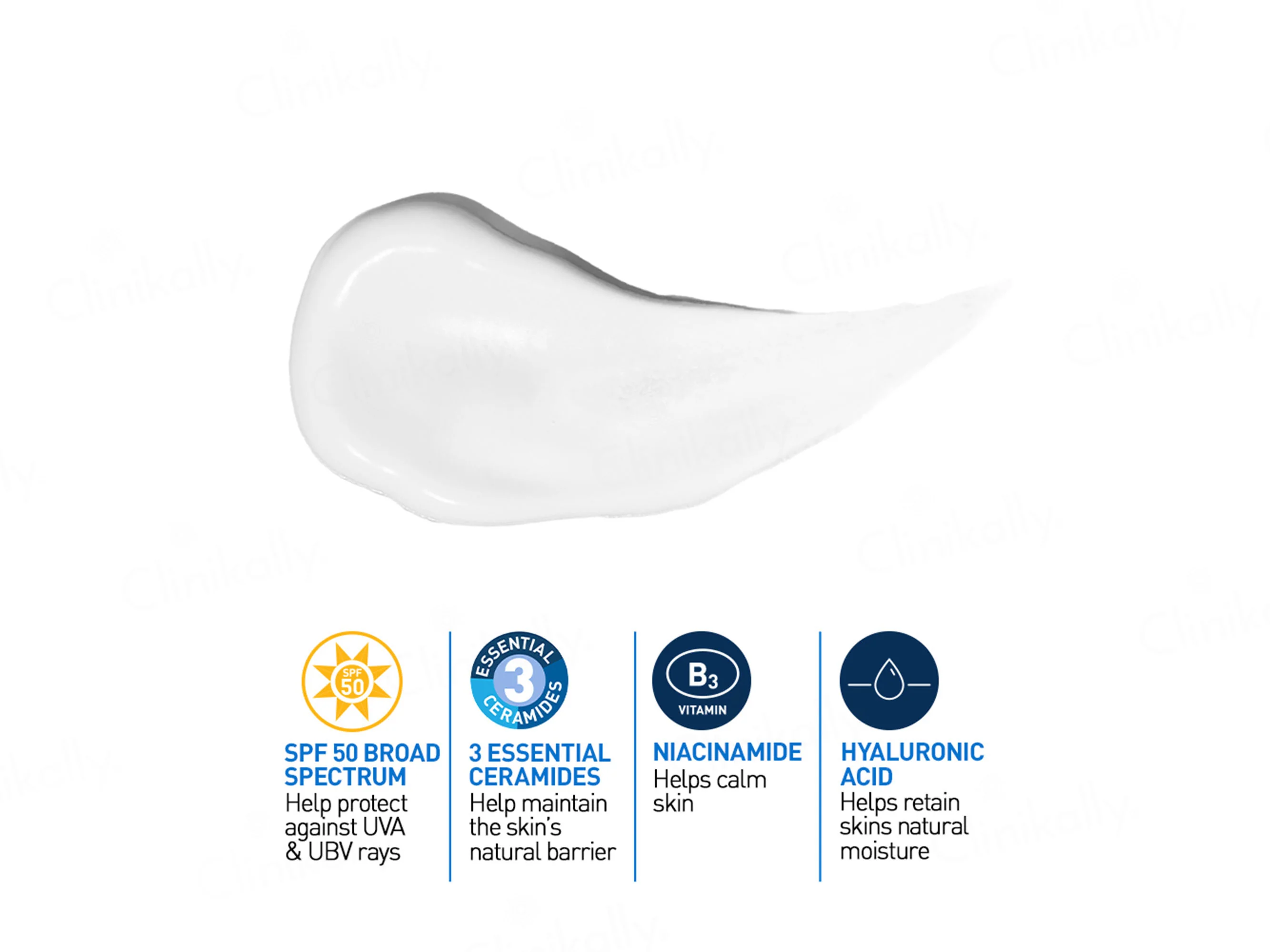 CeraVe AM Facial Moisturising Lotion For Normal to Dry Skin SPF 50 - Image 3